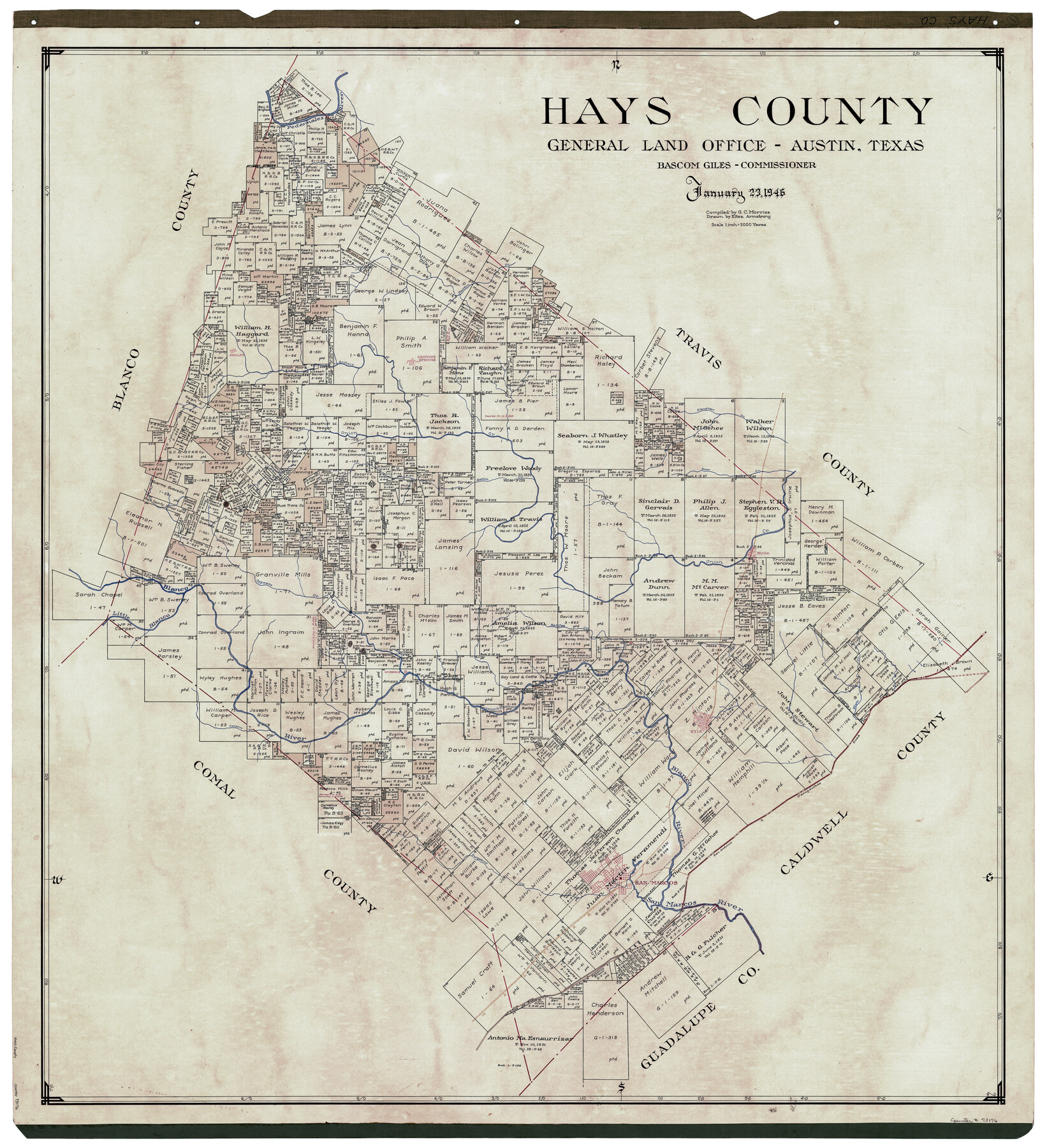 73176, Hays County, General Map Collection