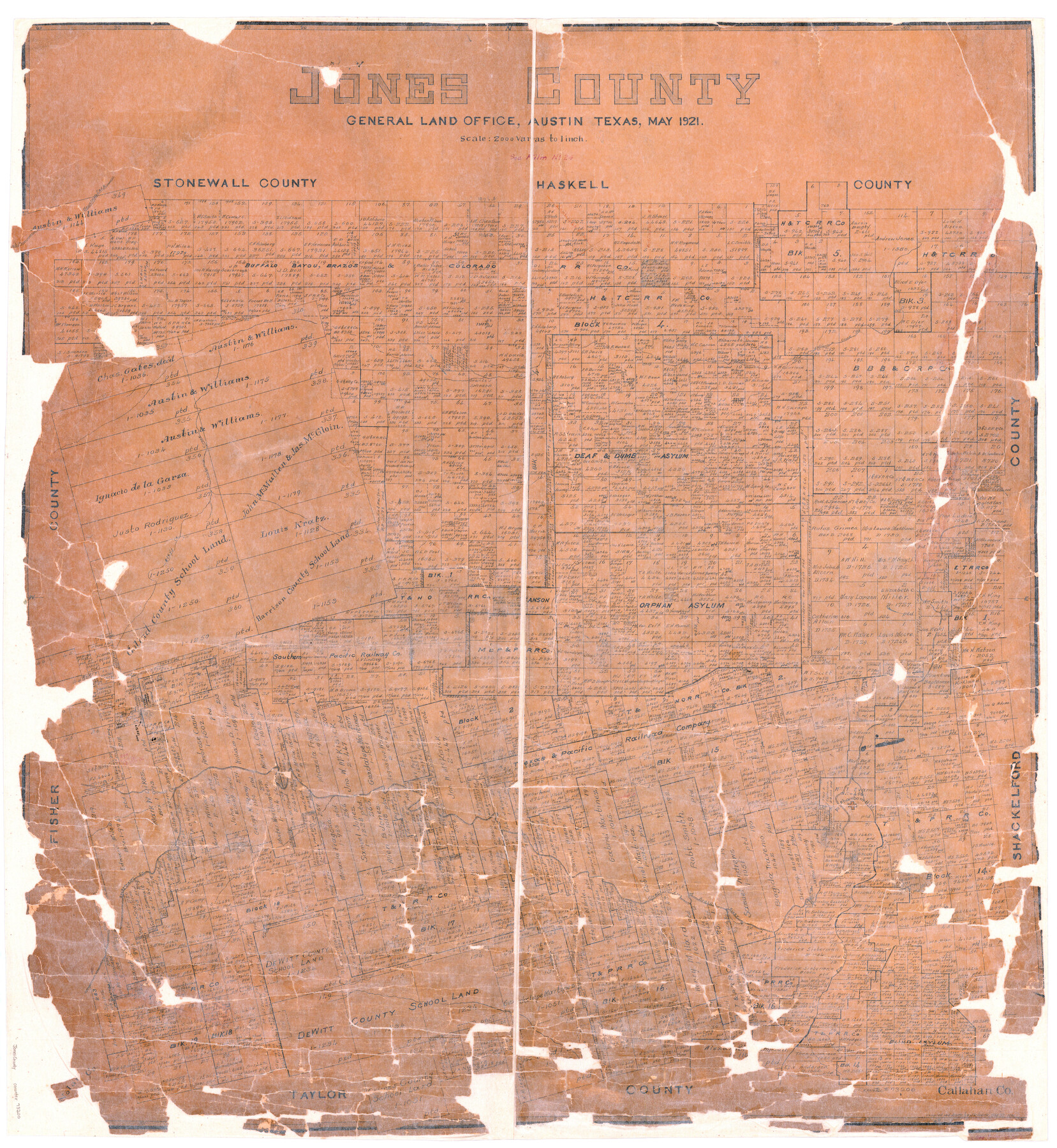 73200, Jones County, General Map Collection