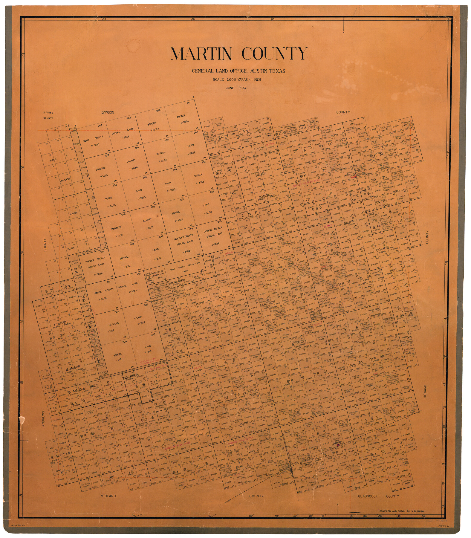 73230, Martin County, General Map Collection