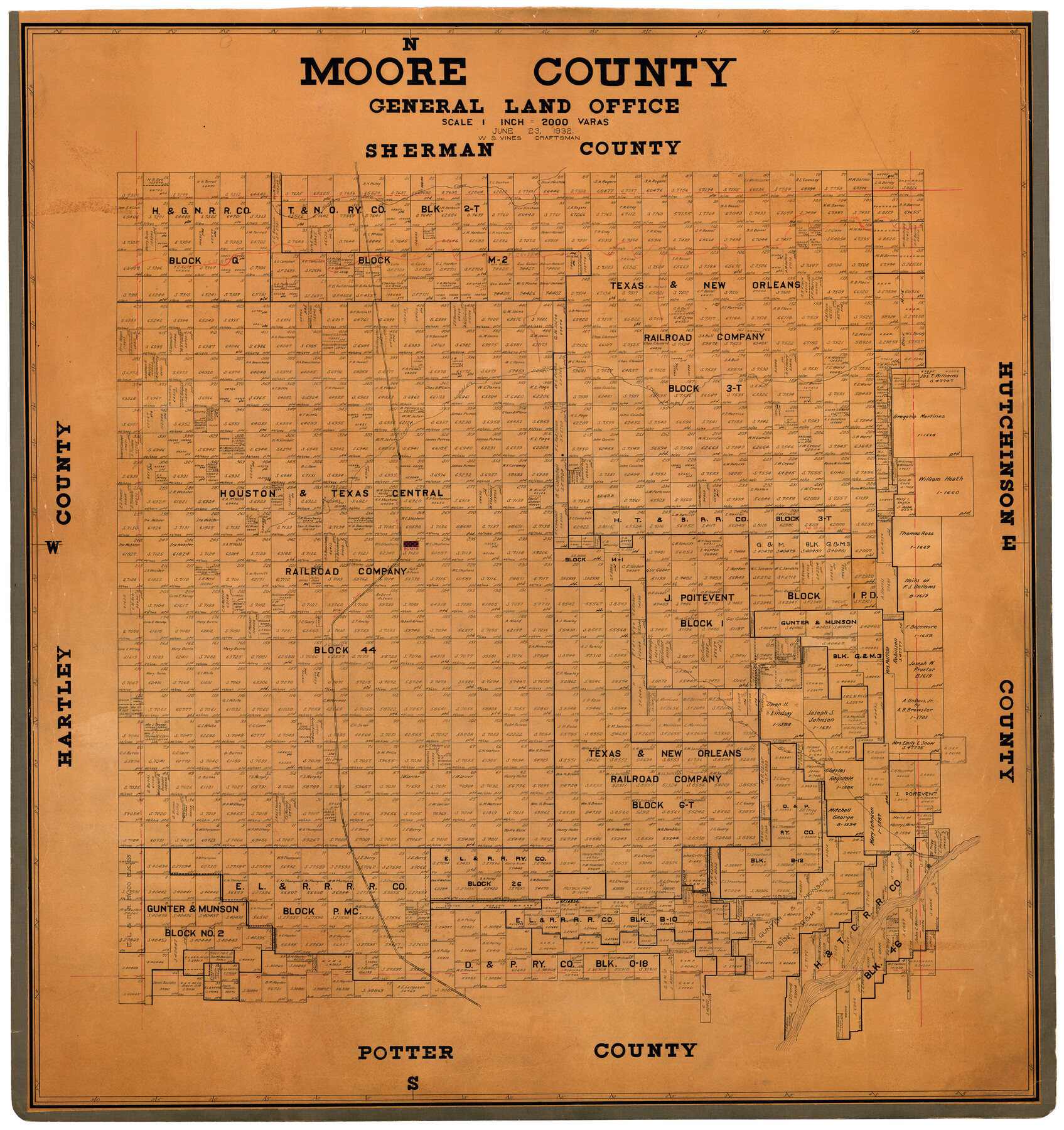 73245, Moore County, General Map Collection