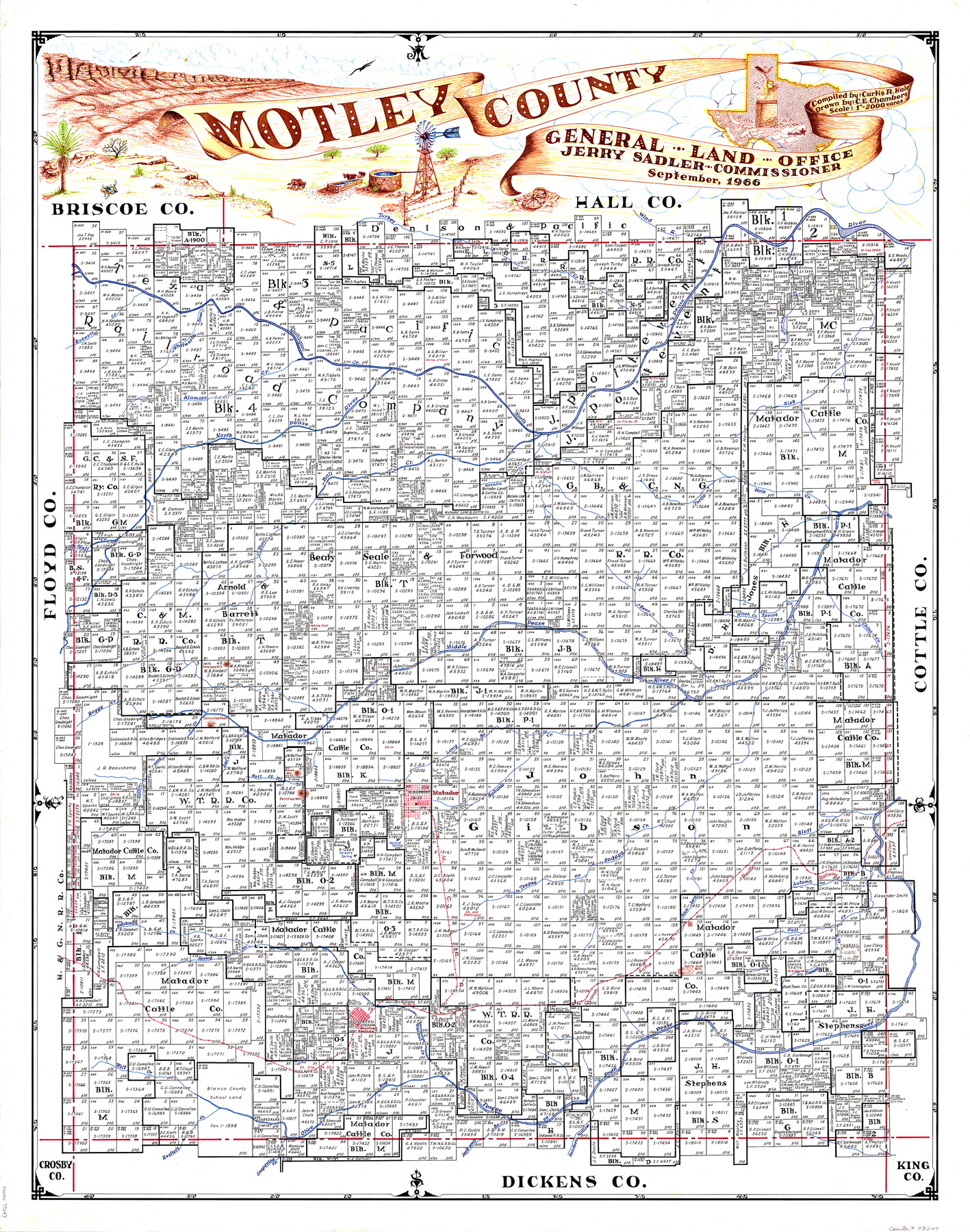 73247, Motley County, General Map Collection