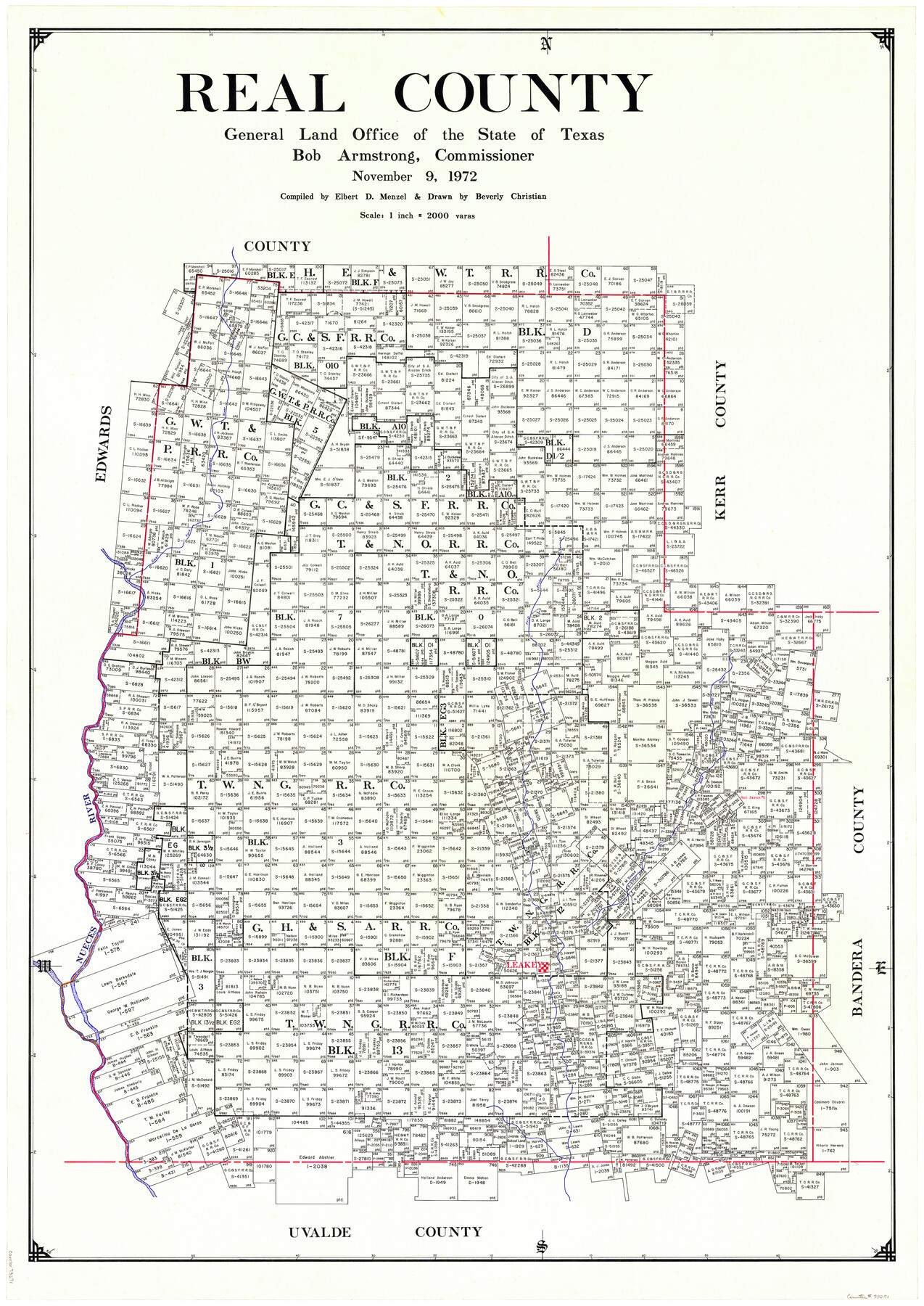 73271, Real County, General Map Collection