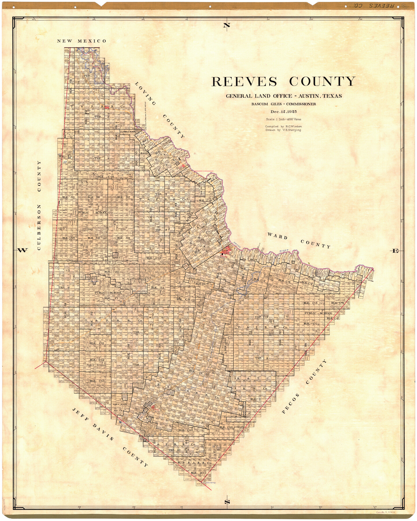 Reeves County 73273, Reeves County, General Map Collection 73273, Reeves County, General Map