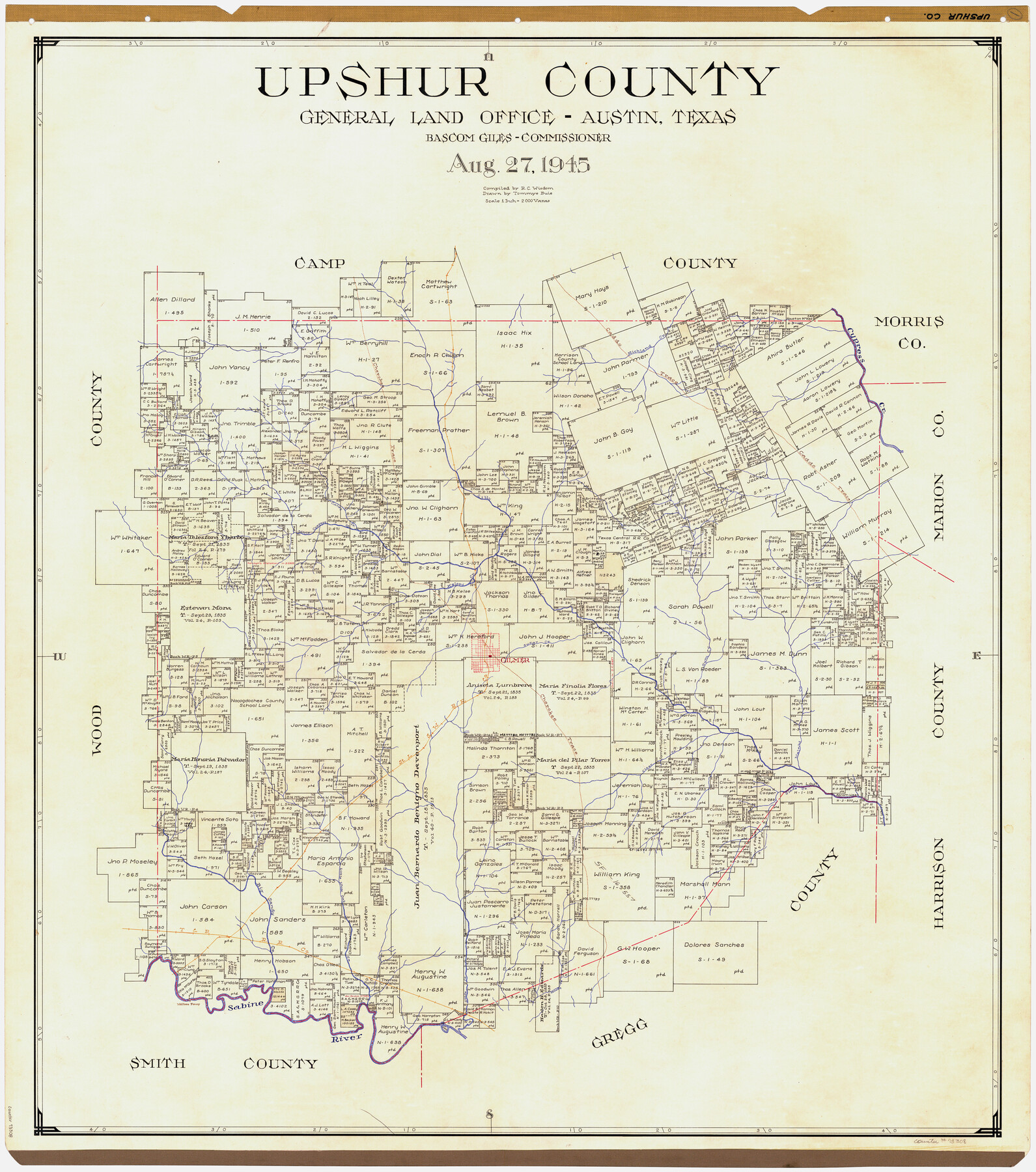 73308, Upshur County, General Map Collection