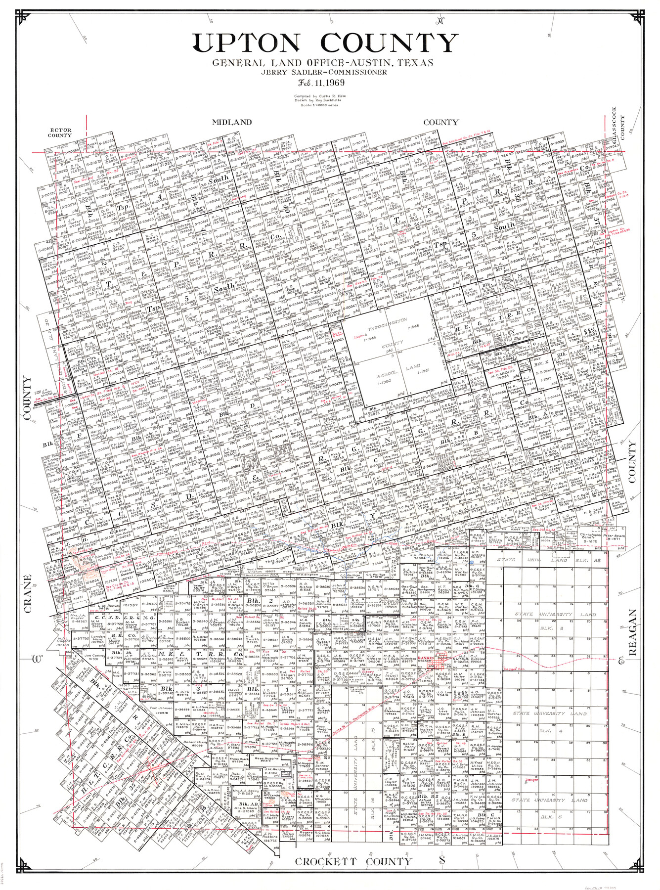 73309, Upton County, General Map Collection