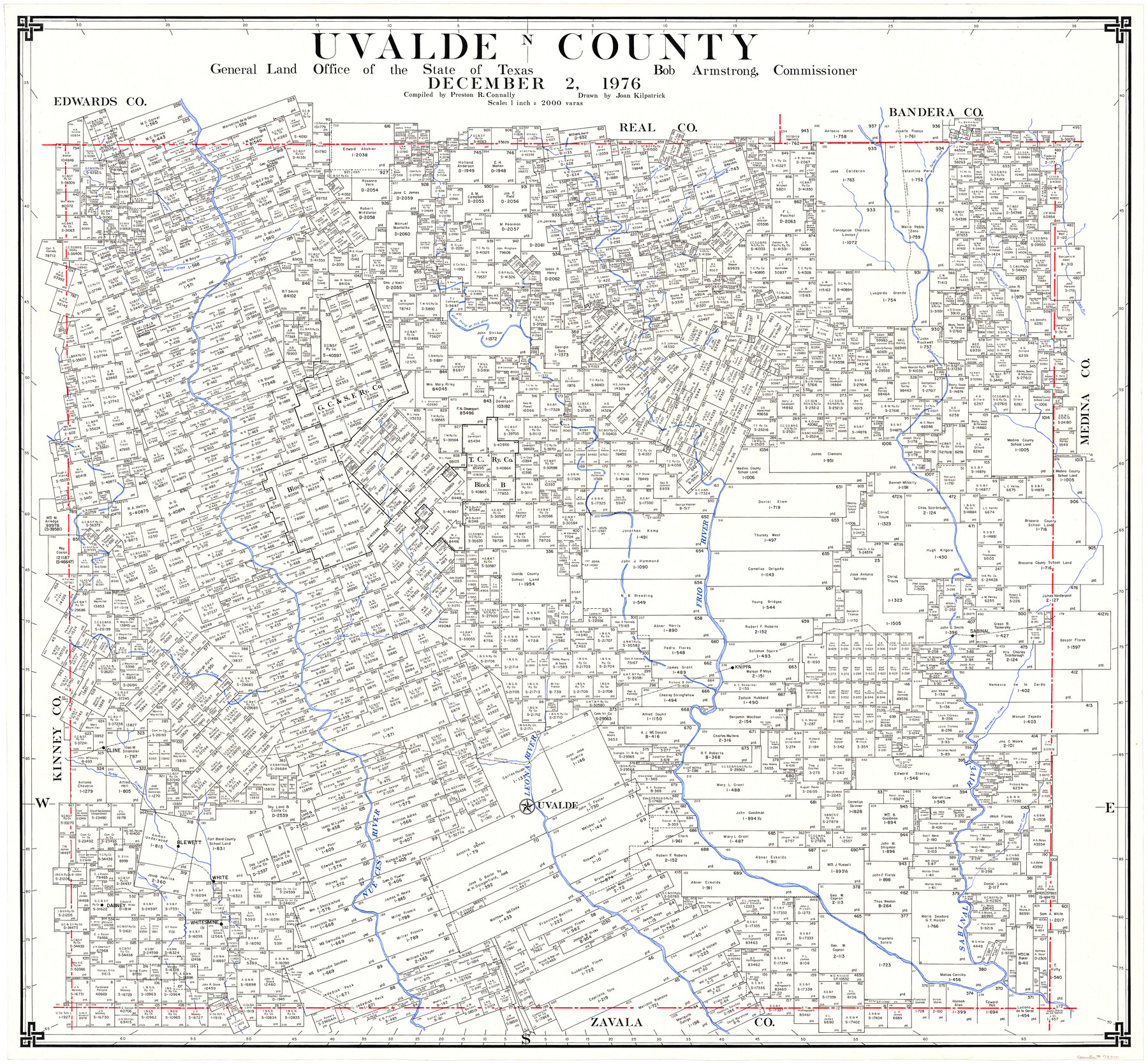 73310, Uvalde County, General Map Collection