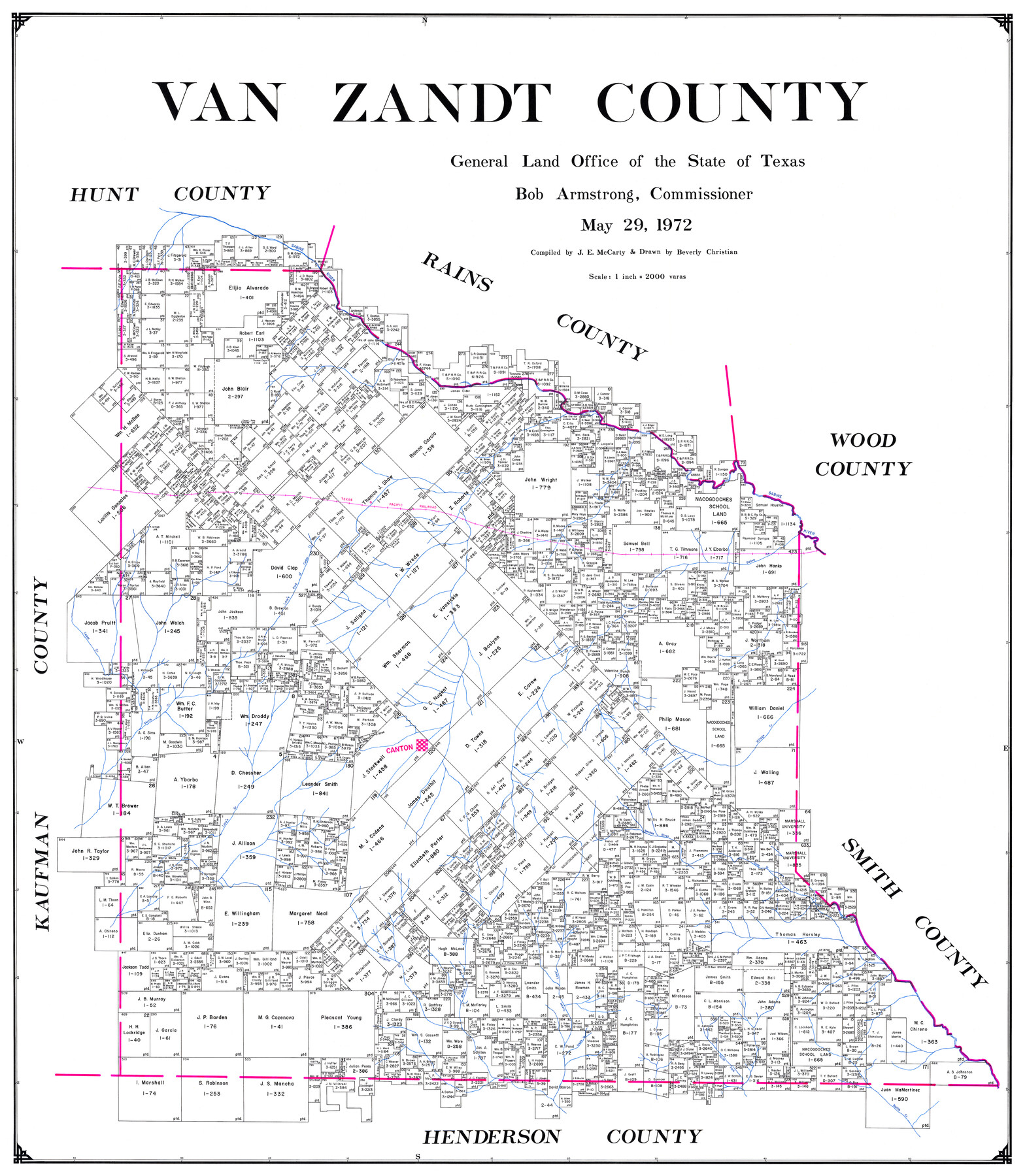 73312, Van Zandt County, General Map Collection