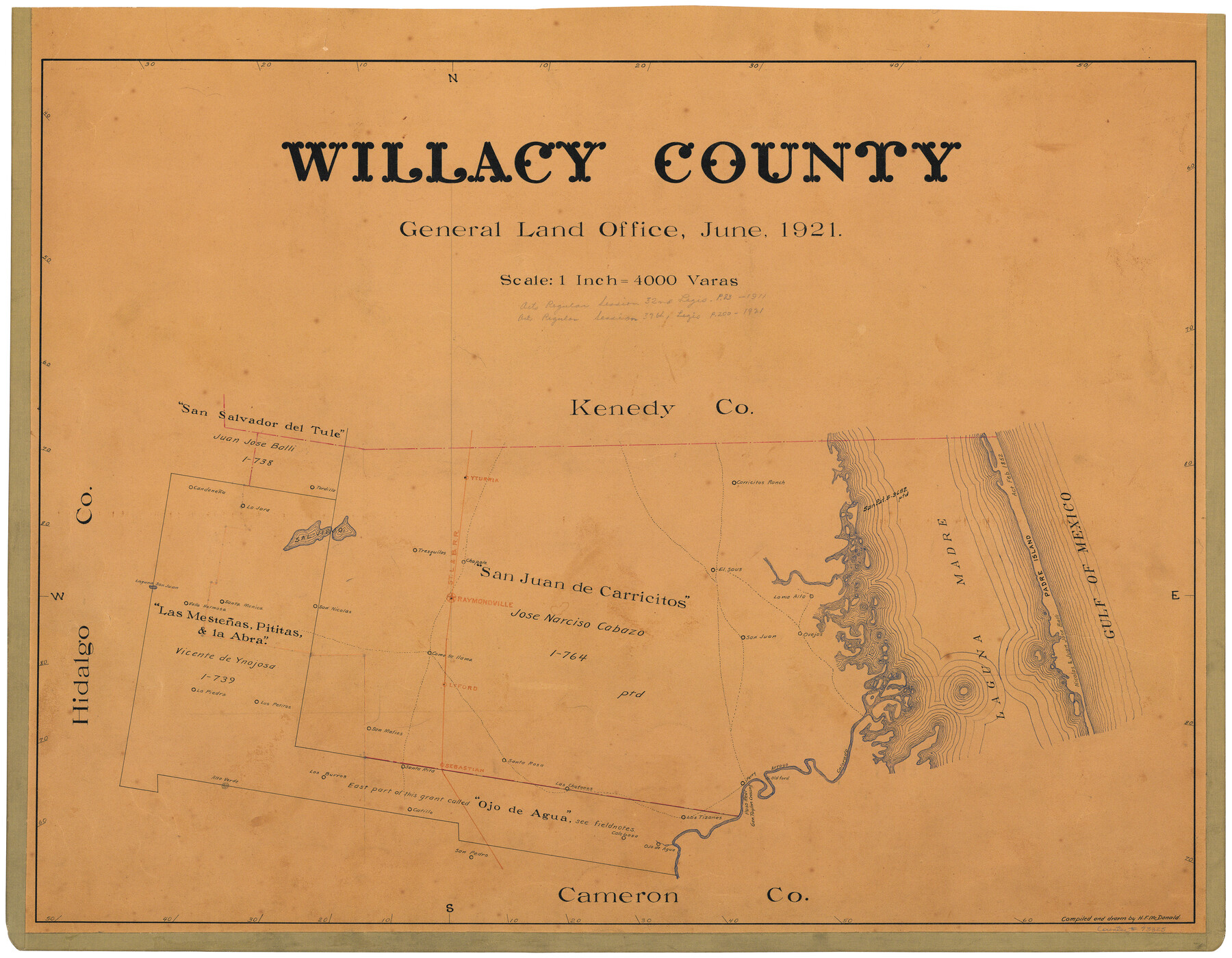 73325, Willacy County, General Map Collection
