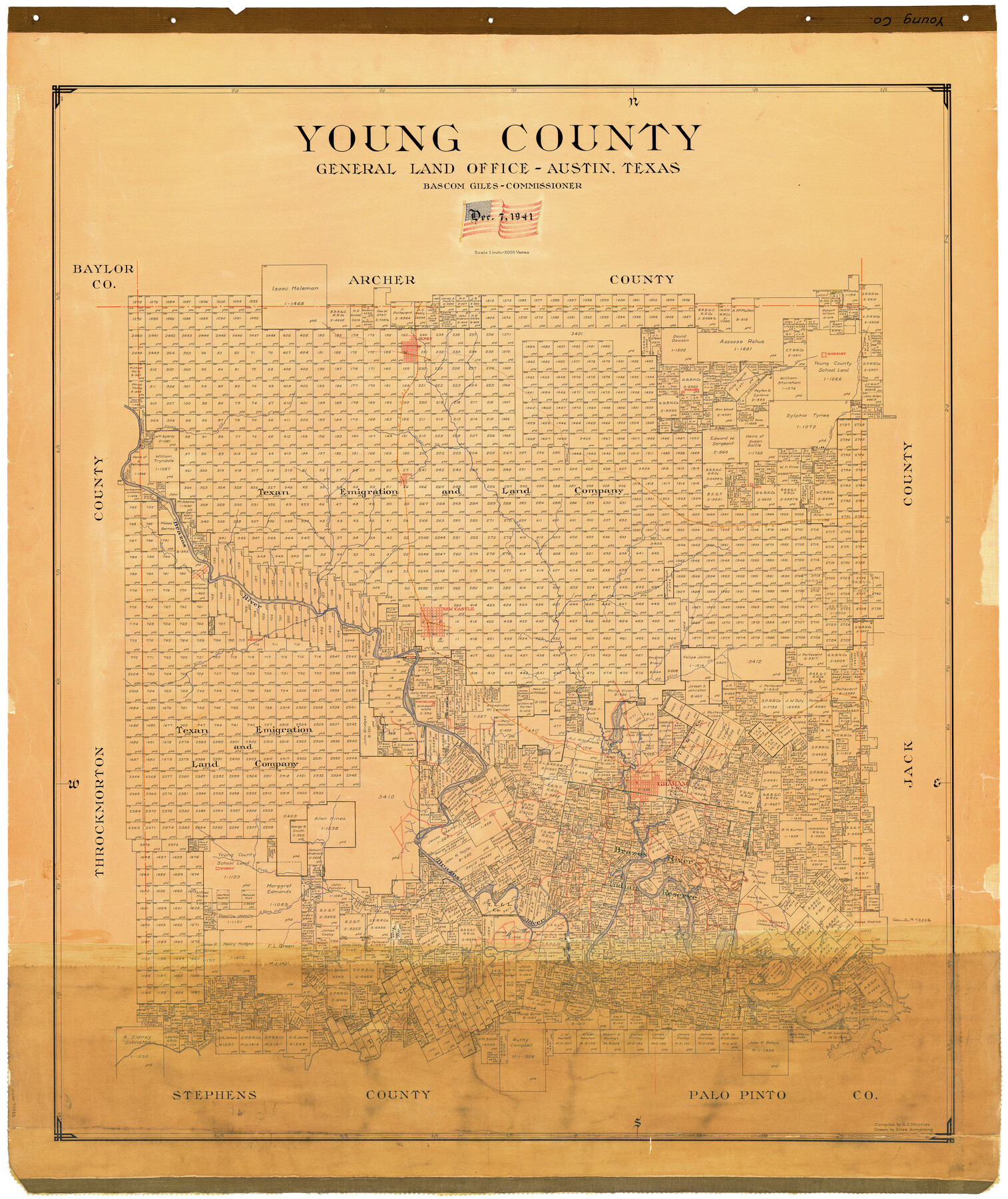 73332, Young County, General Map Collection