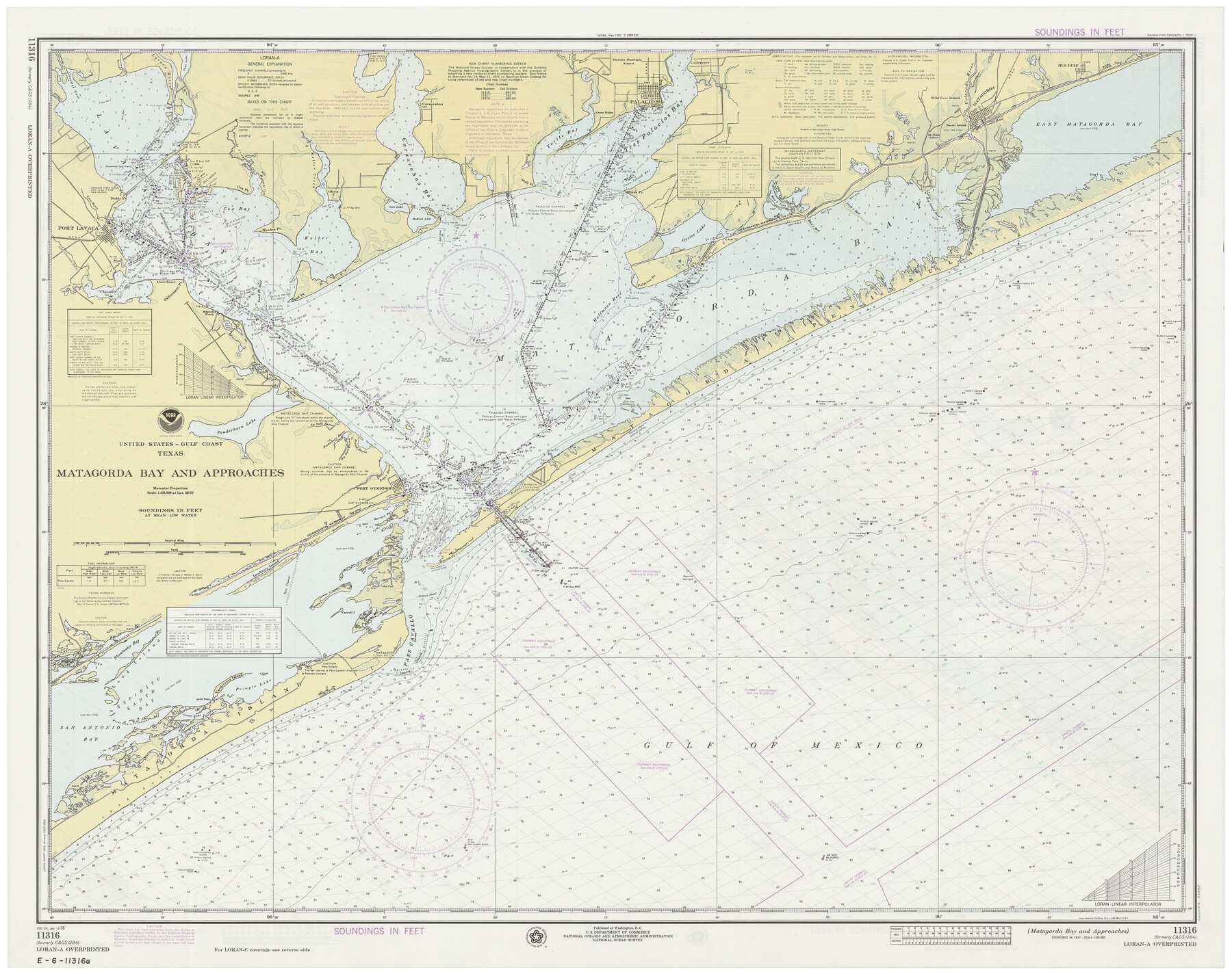 73387, Matagorda Bay and Approaches, General Map Collection
