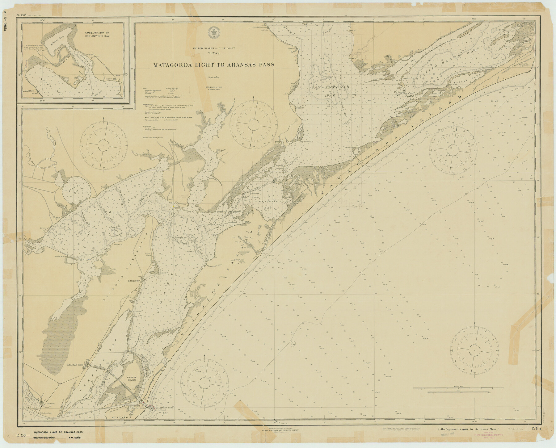 73391, Matagorda Light to Aransas Pass, General Map Collection