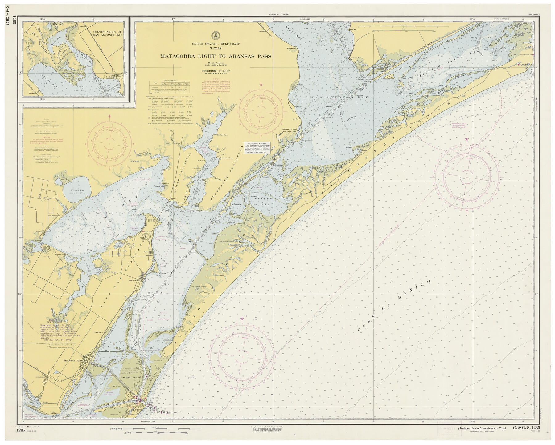 73396, Matagorda Light to Aransas Pass, General Map Collection