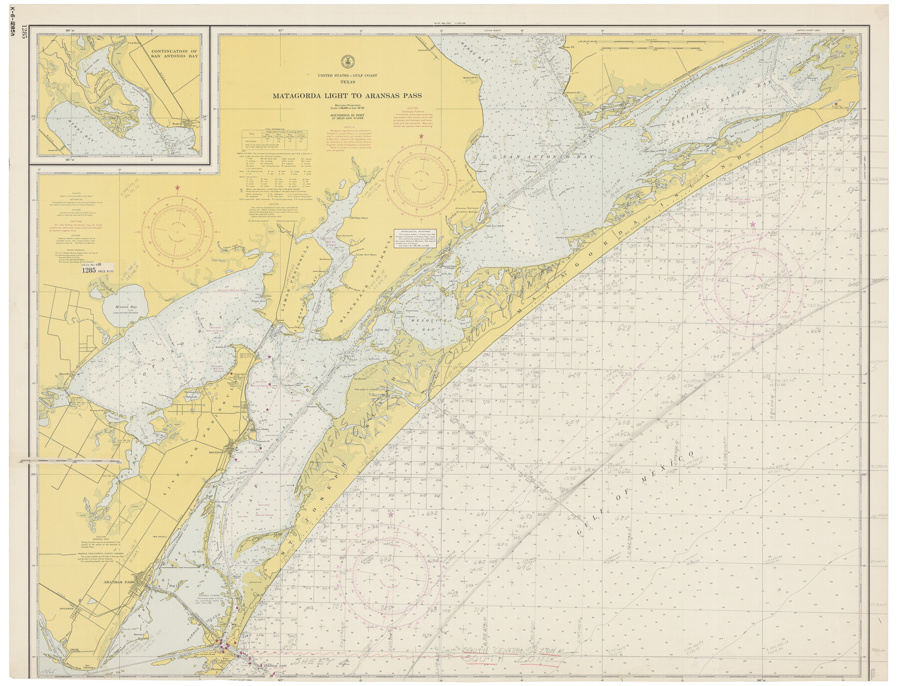 73398, Matagorda Light to Aransas Pass, General Map Collection