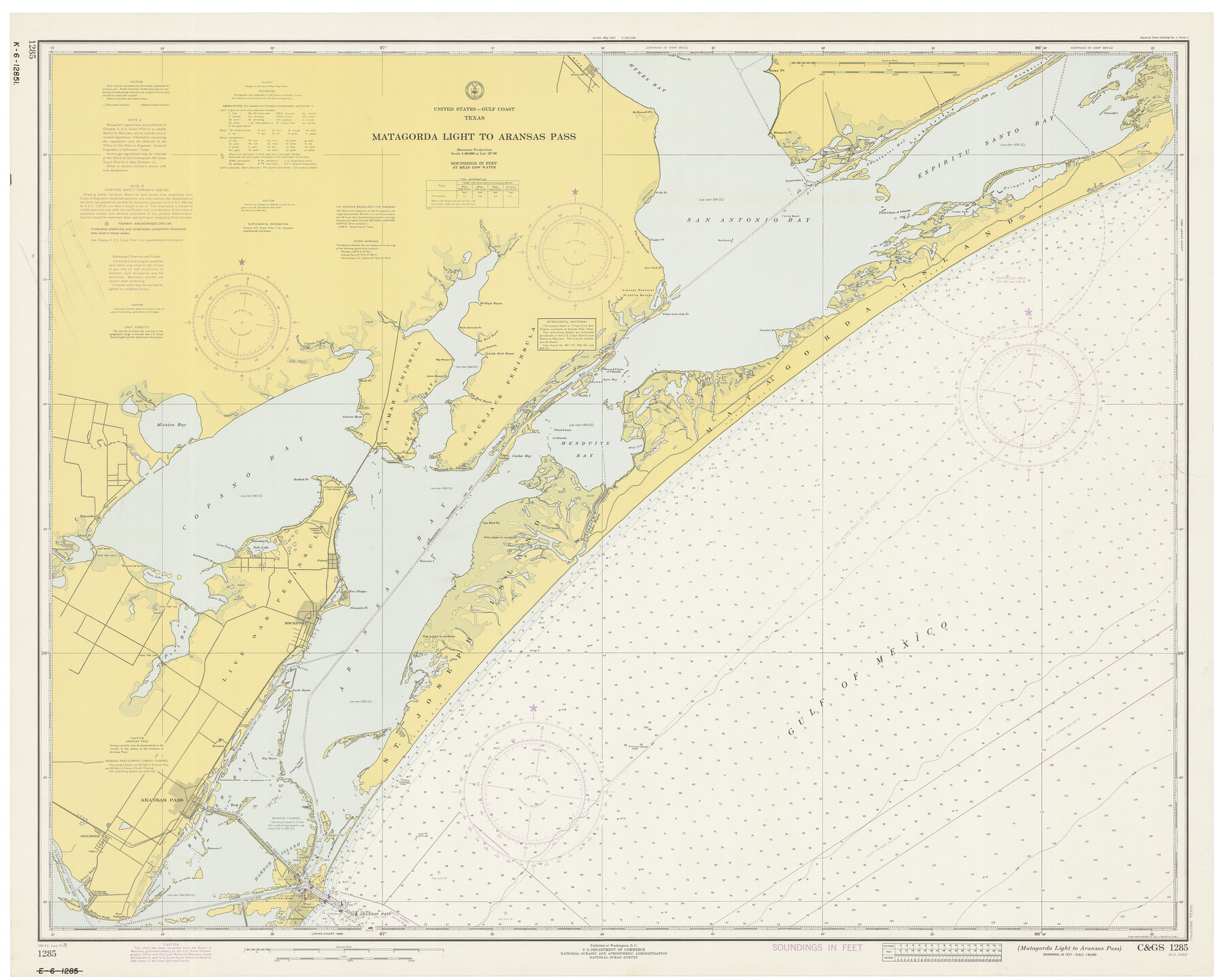 73400, Matagorda Light to Aransas Pass, General Map Collection