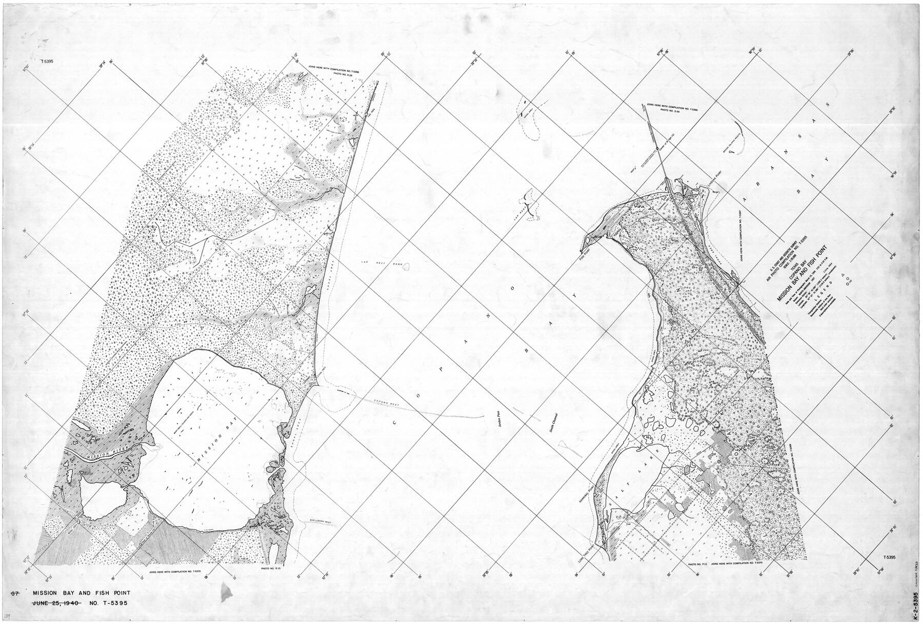 73433, Texas, Copano Bay, Mission Bay and Fish Point, General Map Collection
