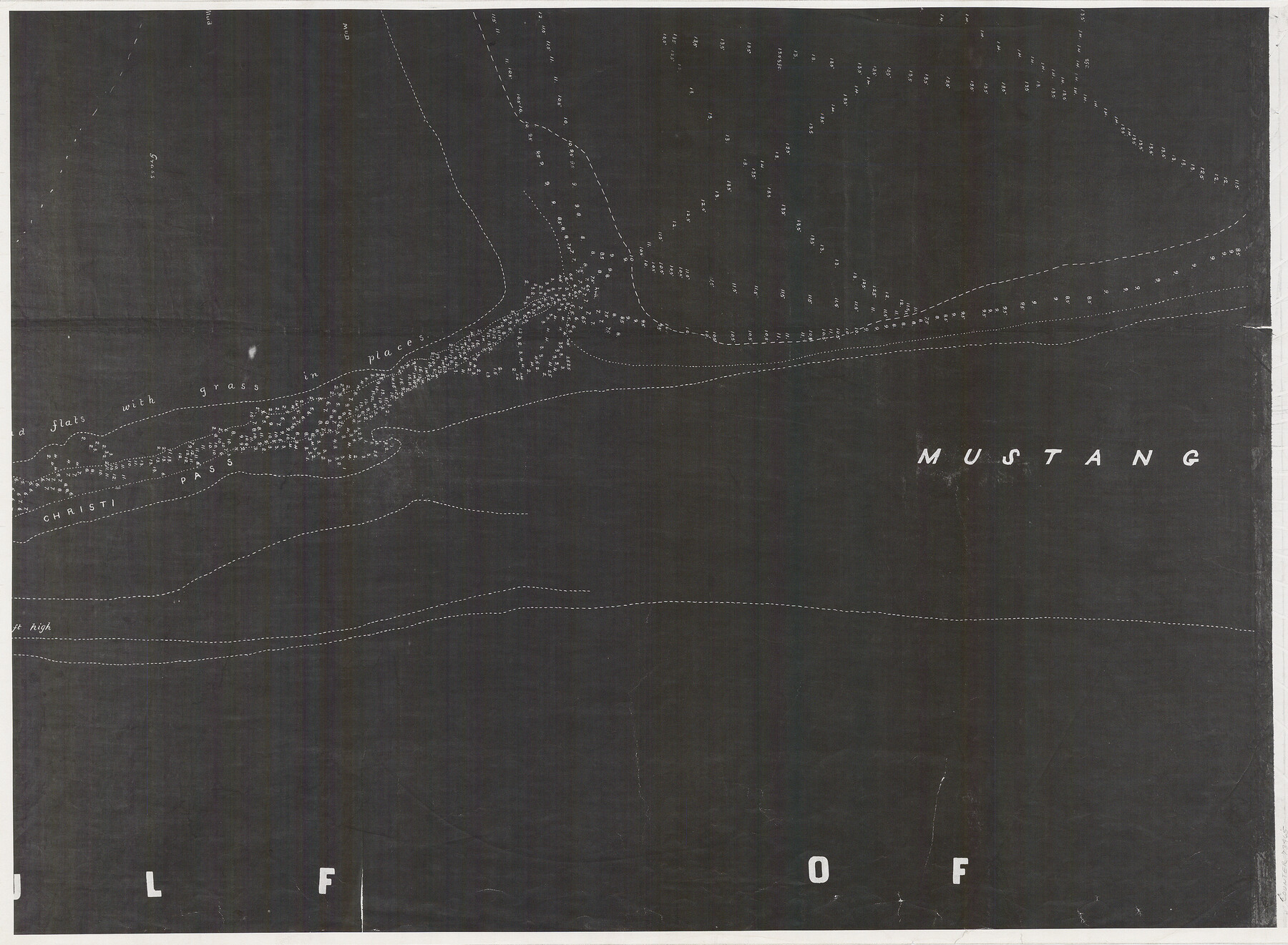 73465, [Nueces Bay, Mustang Island and Padre Island], General Map Collection