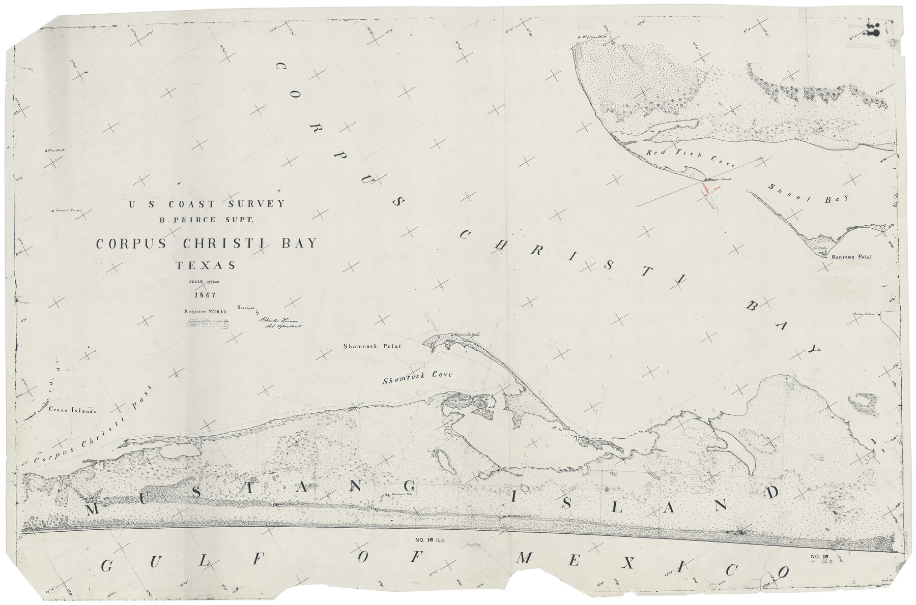 73468, Corpus Christi Bay, Texas, General Map Collection
