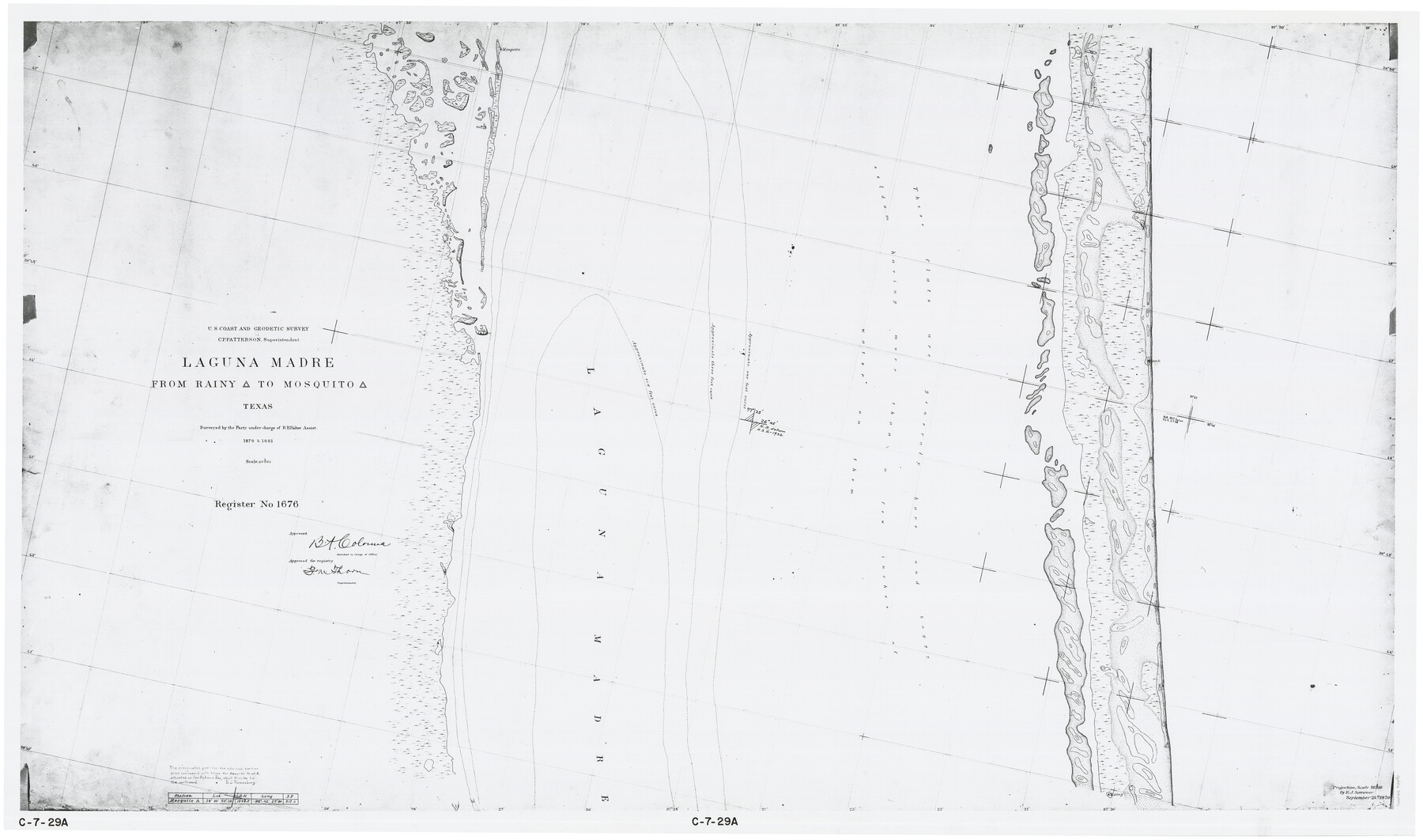 73490, Laguna Madre from Rainy Triangulation Station to Mosquito Triangulation Station, General Map Collection
