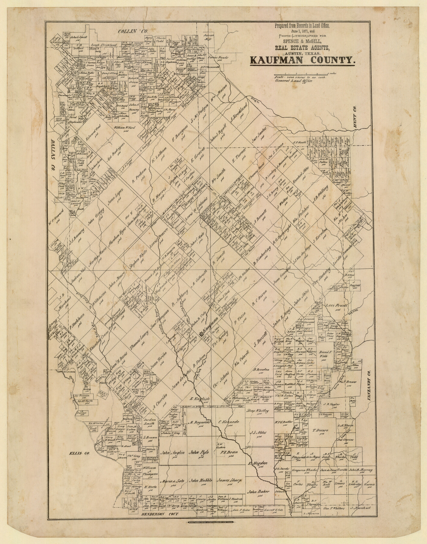 735, Kaufman County, Texas, Maddox Collection