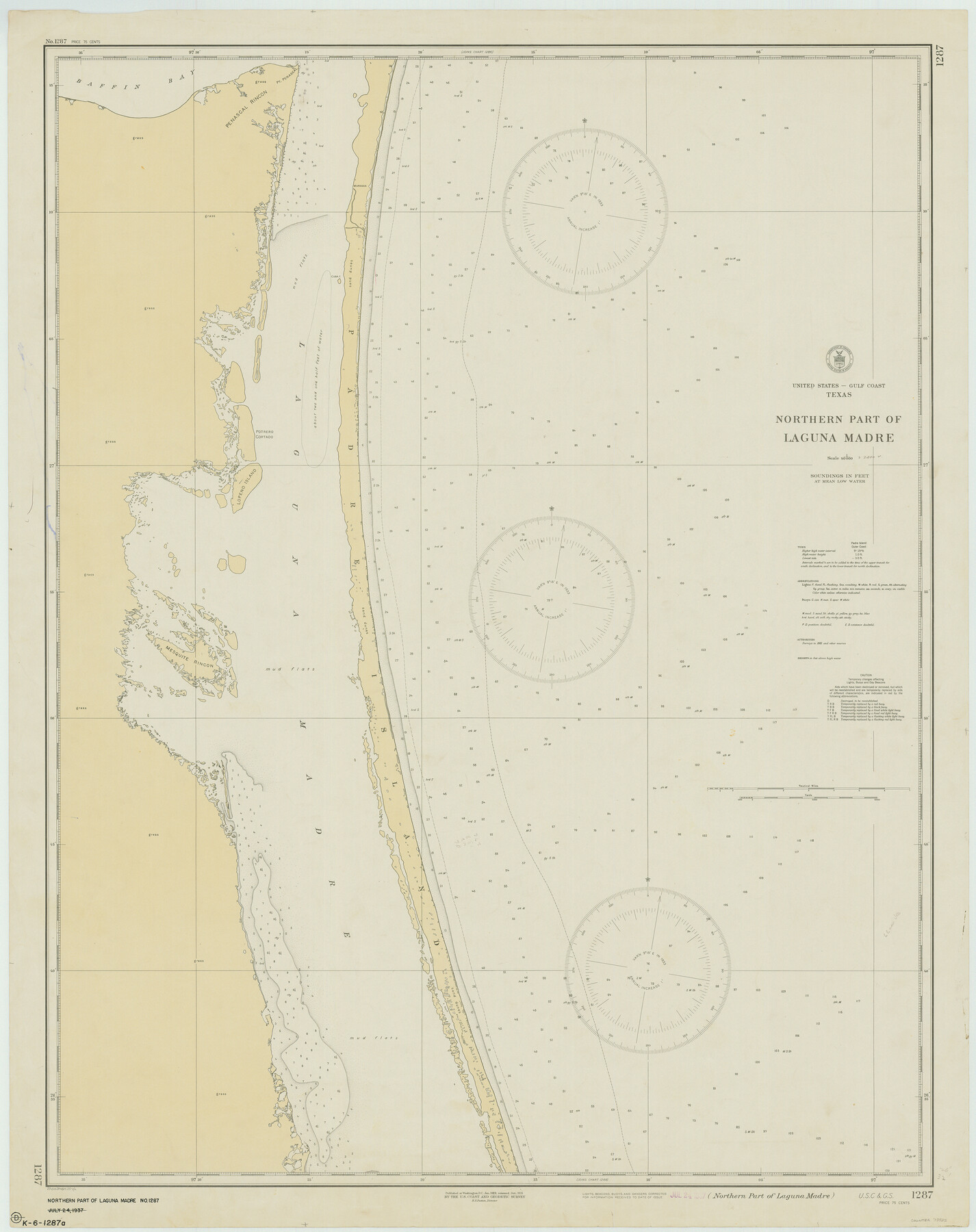 73522, Northern Part of Laguna Madre, General Map Collection