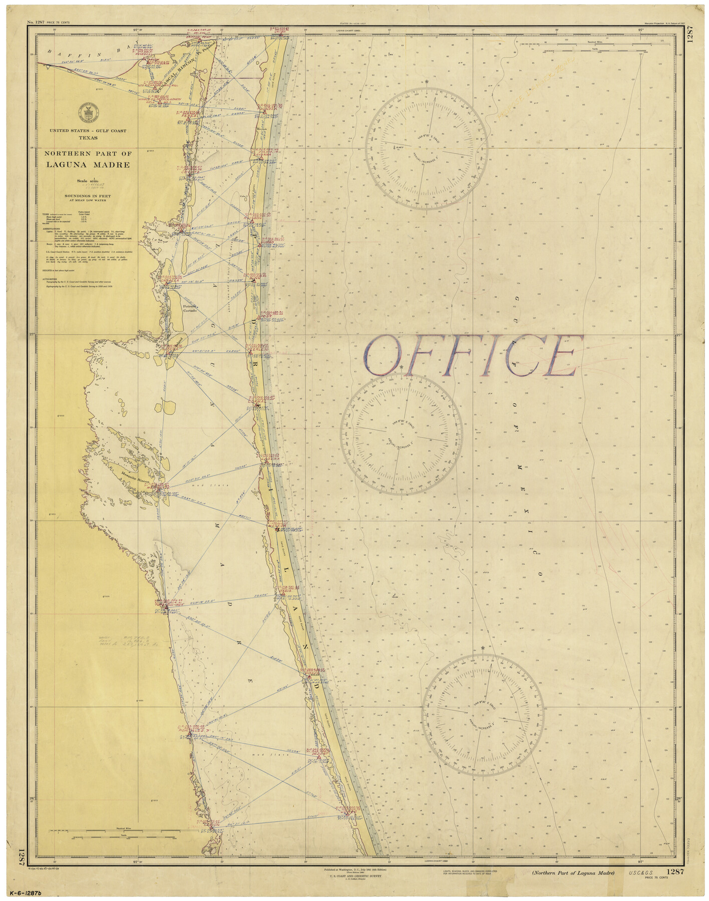 73523, Northern Part of Laguna Madre, General Map Collection

