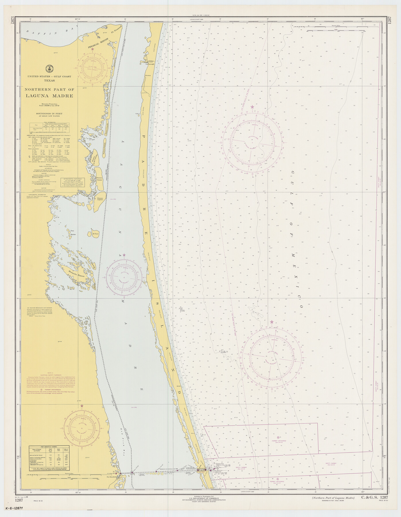 73528, Northern Part of Laguna Madre, General Map Collection