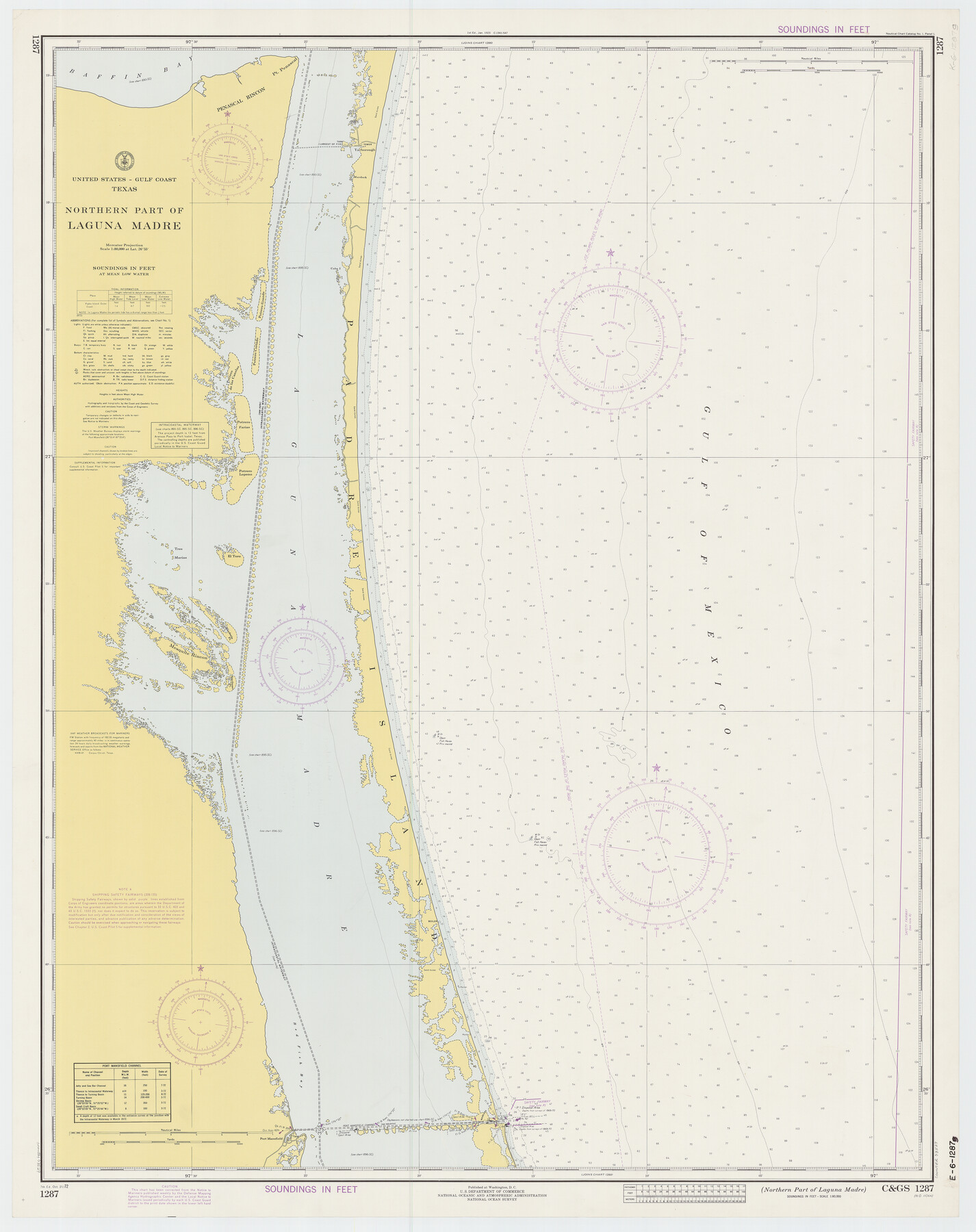 73529, Northern Part of Laguna Madre, General Map Collection