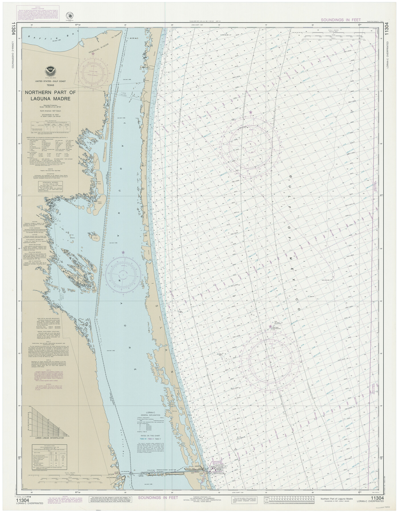 73531, Northern Part of Laguna Madre, General Map Collection
