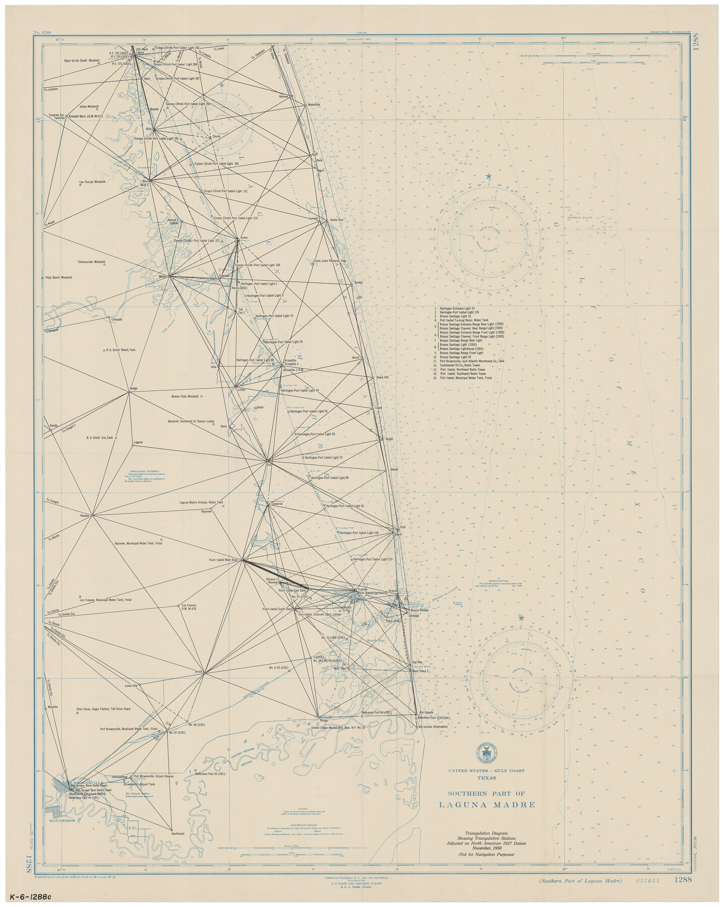 73536, Southern Part of Laguna Madre, General Map Collection
