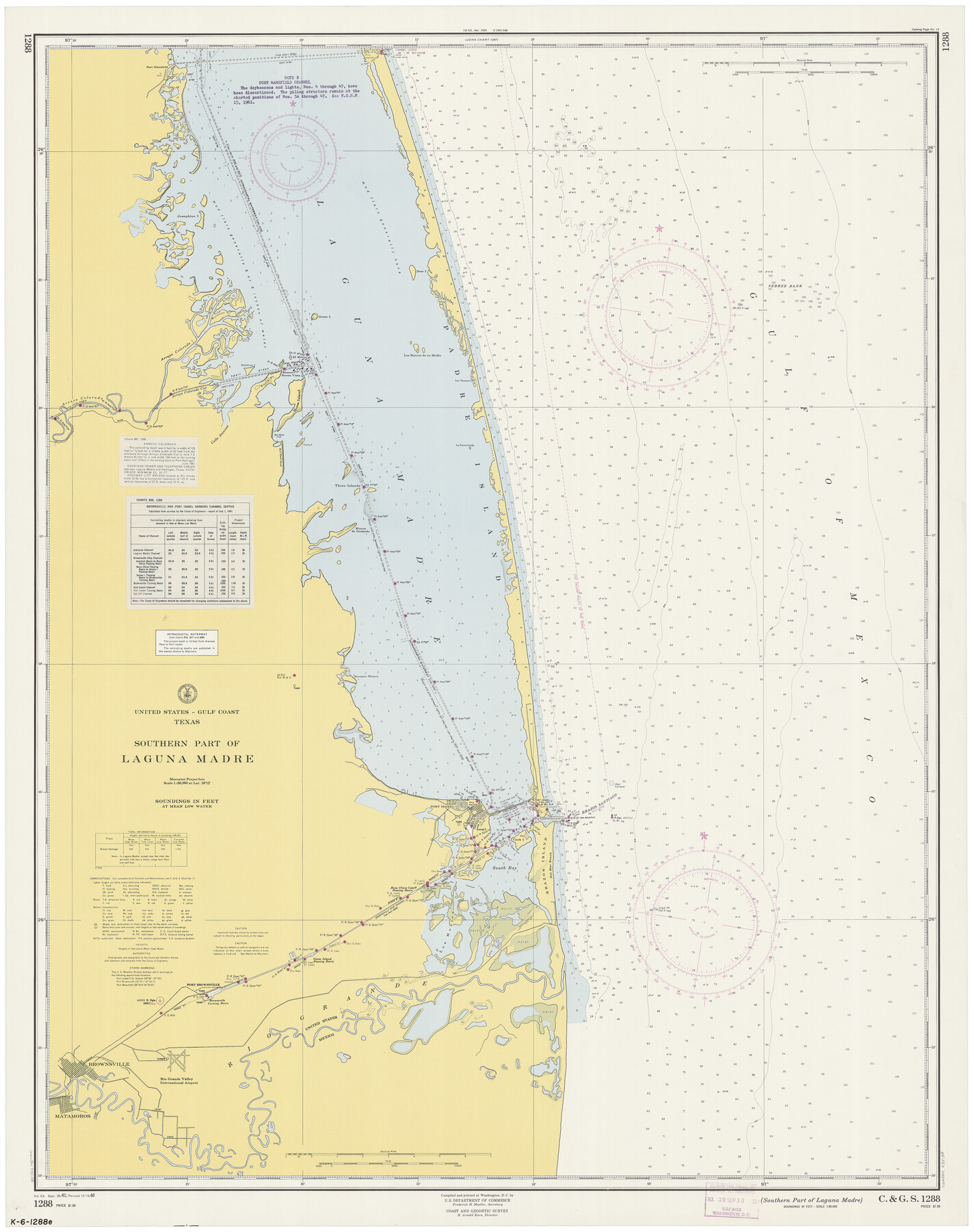 73538, Southern Part of Laguna Madre, General Map Collection
