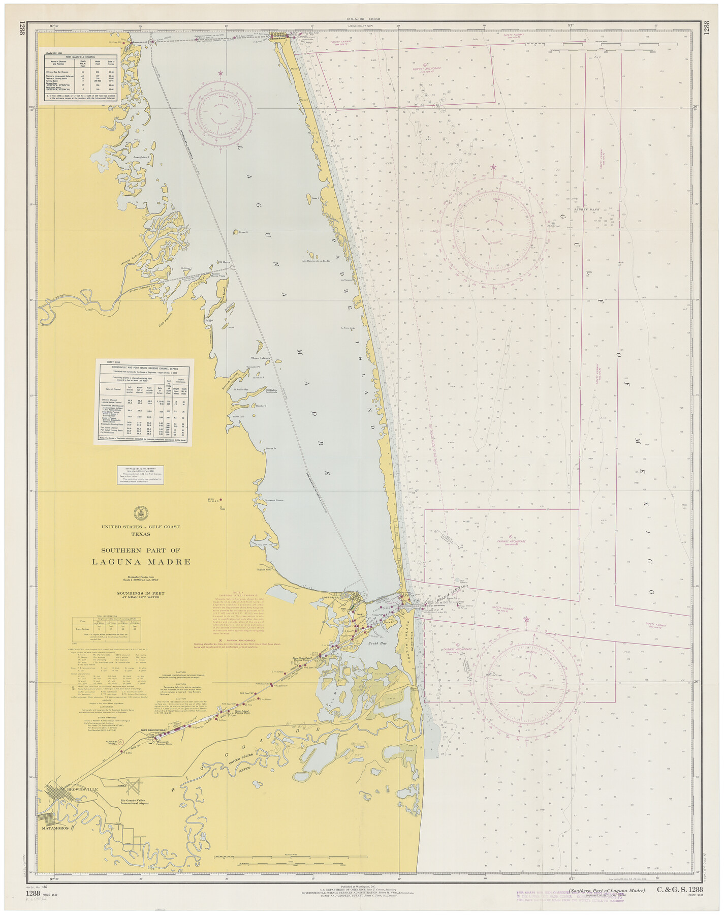 73540, Southern Part of Laguna Madre, General Map Collection
