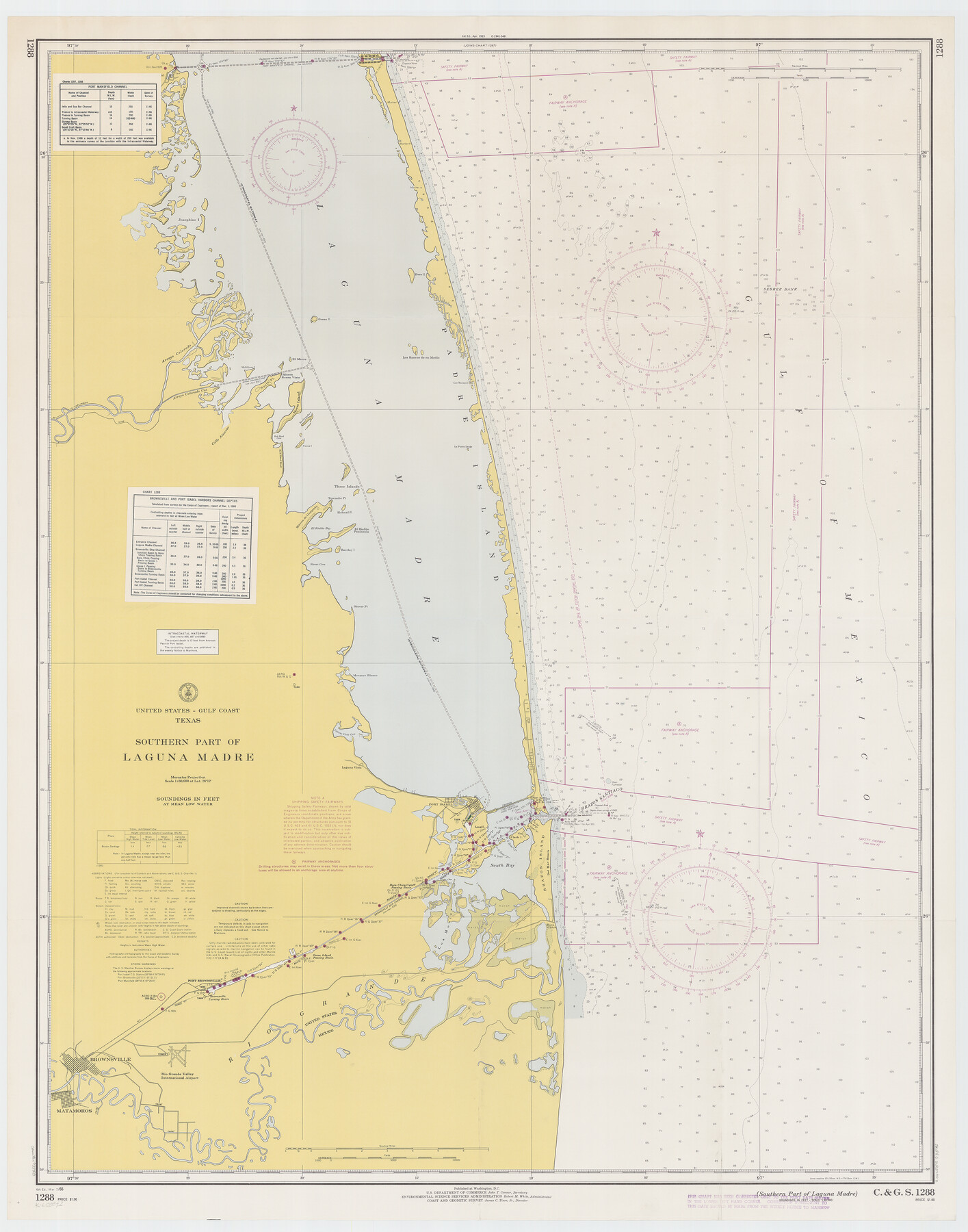 73540, Southern Part of Laguna Madre, General Map Collection