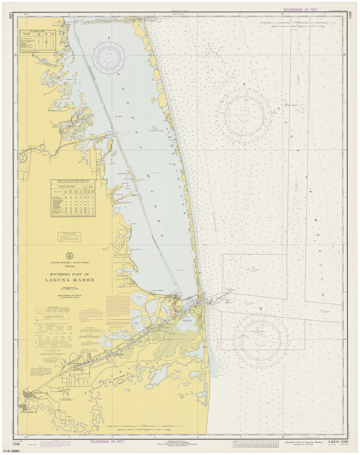 73542, Southern Part of Laguna Madre, General Map Collection
