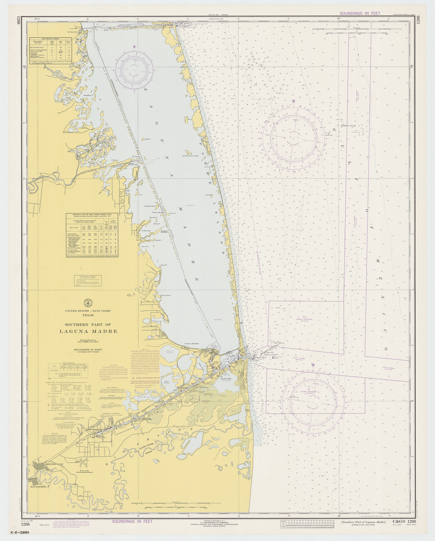 73542, Southern Part of Laguna Madre, General Map Collection