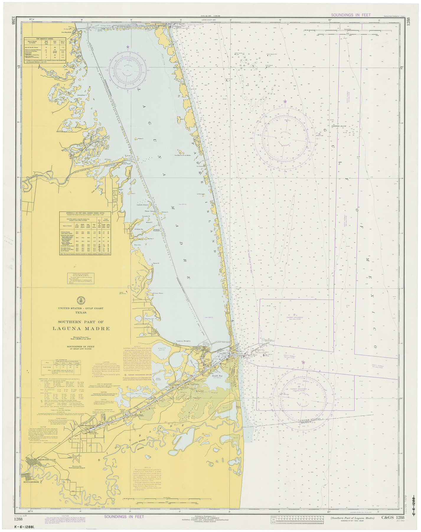 73543, Southern Part of Laguna Madre, General Map Collection
