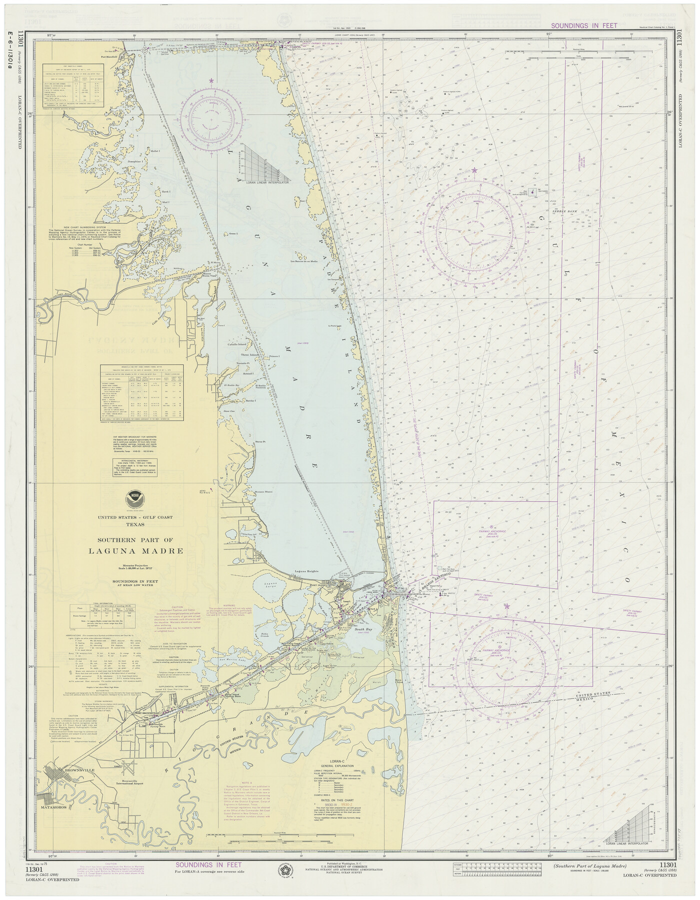 73544, Southern Part of Laguna Madre, General Map Collection
