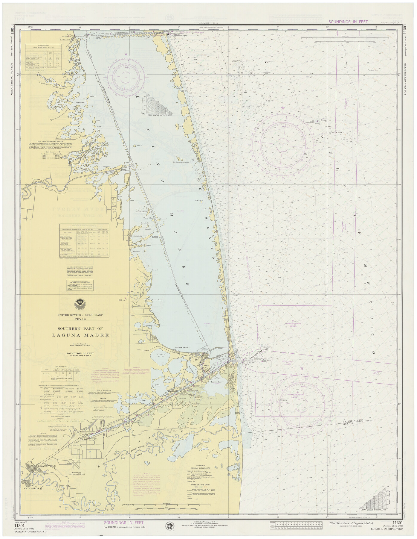 73545, Southern Part of Laguna Madre, General Map Collection
