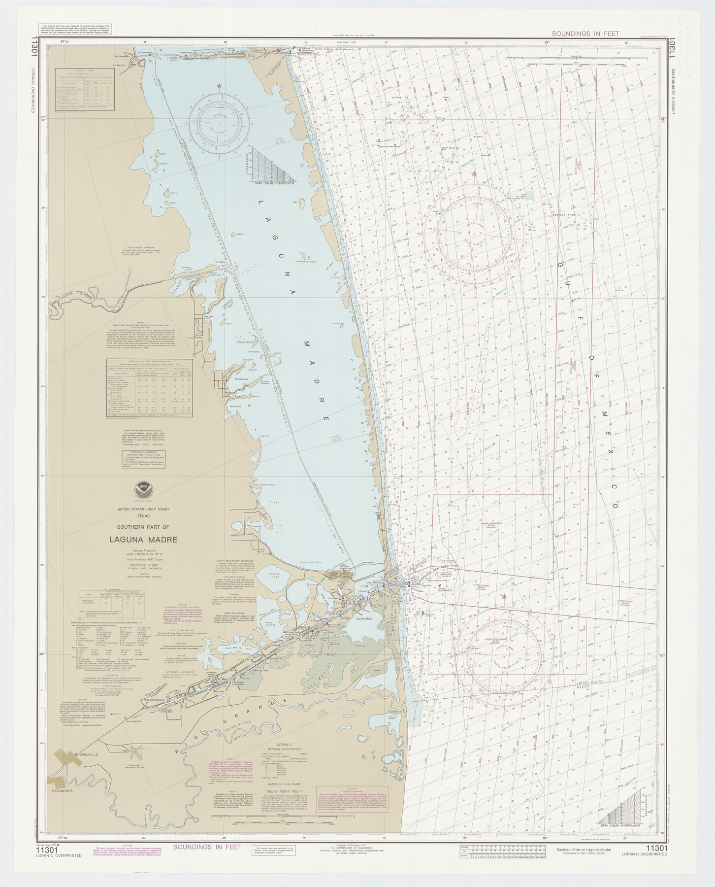 73547, Southern Part of Laguna Madre, General Map Collection