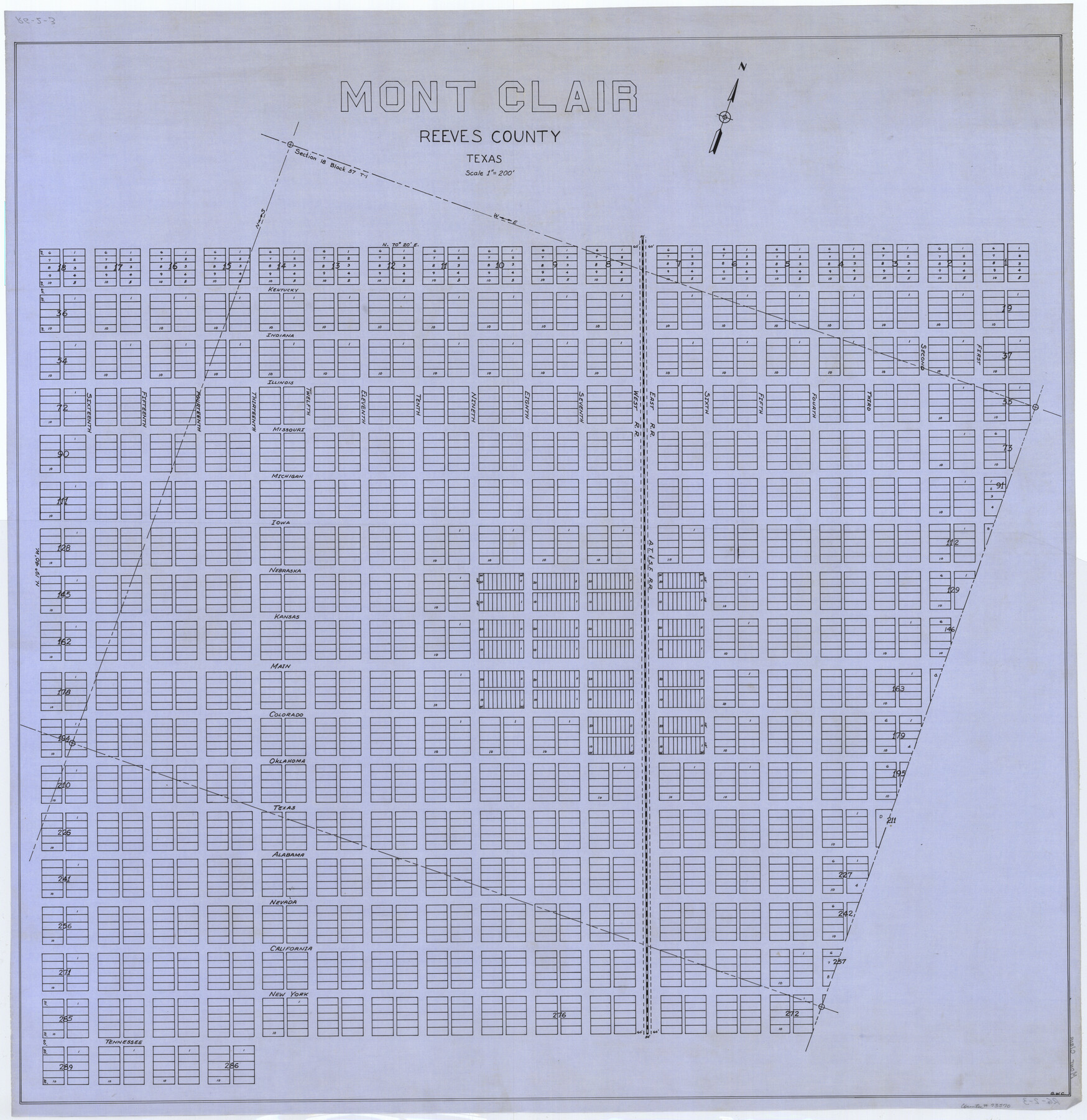 73570, Mont Clair, General Map Collection