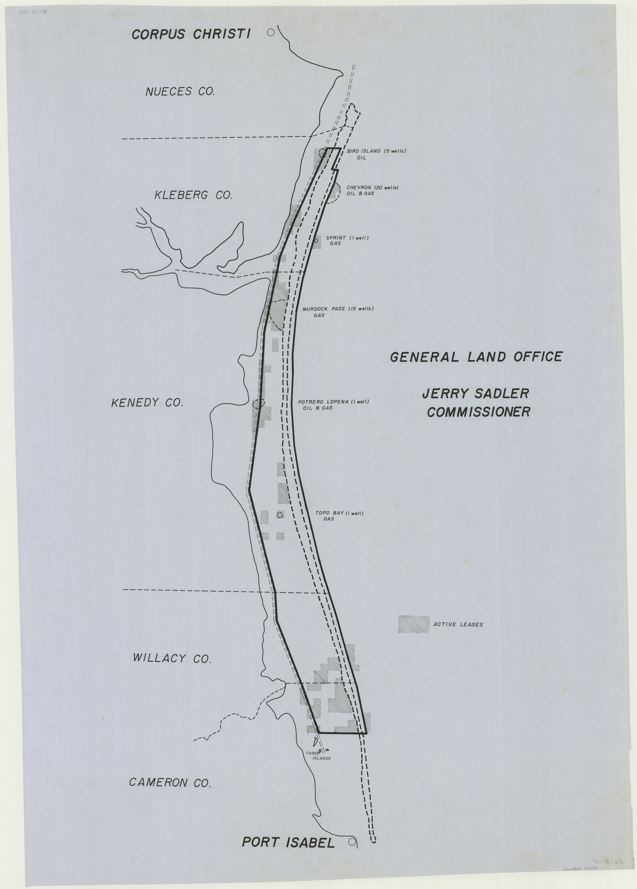 73595, Padre Island, General Map Collection