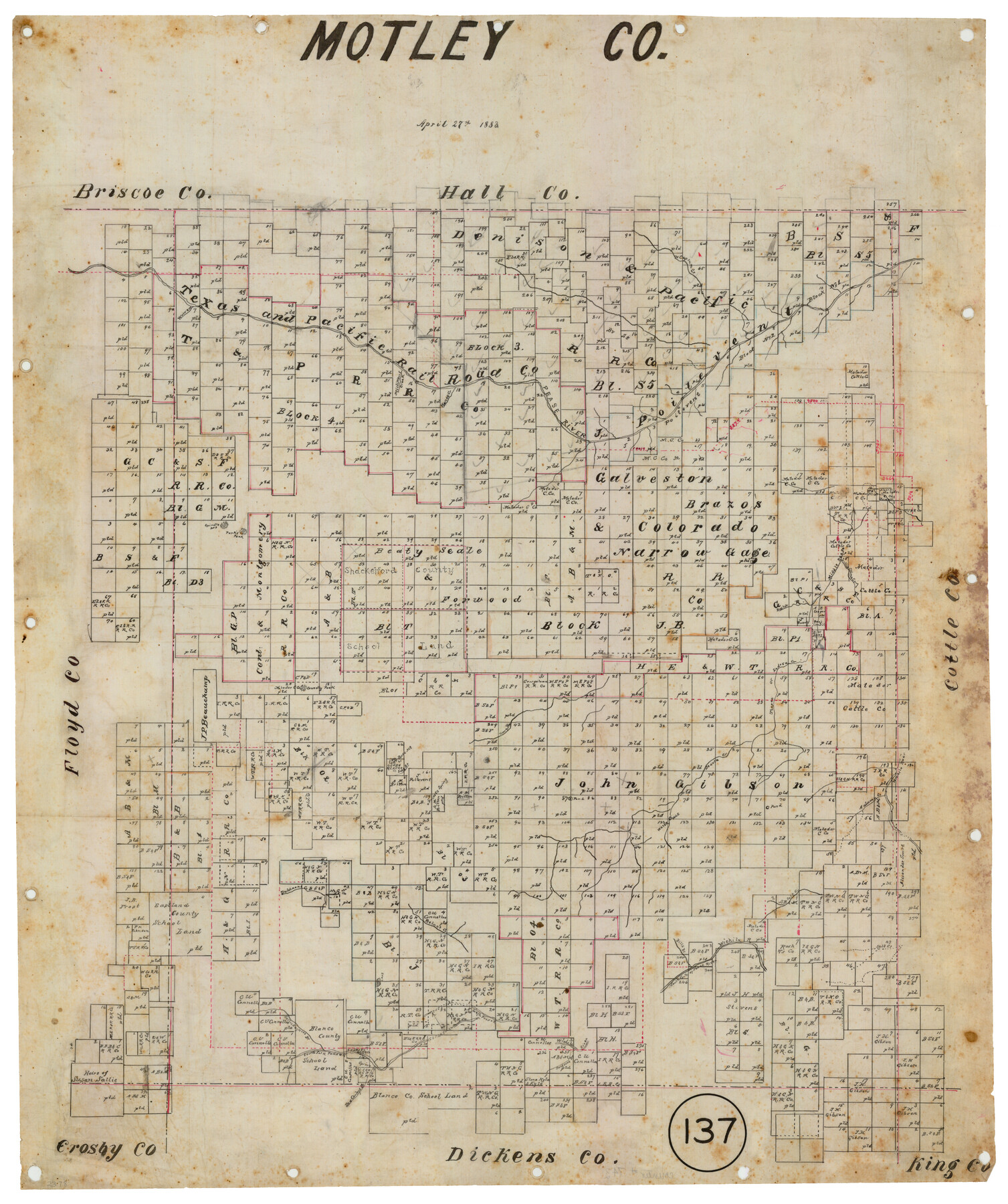 743, Motley County, Texas, Maddox Collection