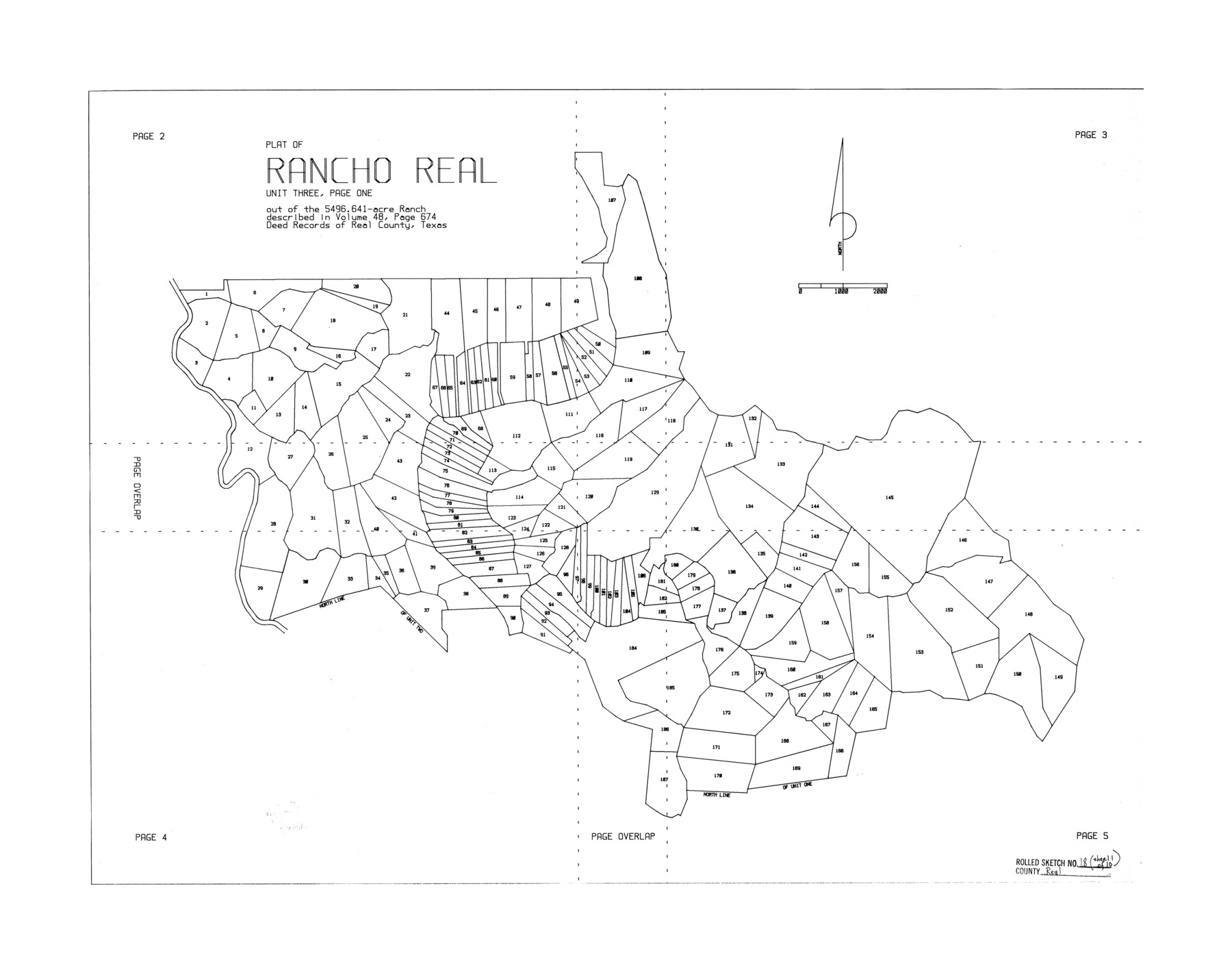 7460, Real County Rolled Sketch 18, General Map Collection