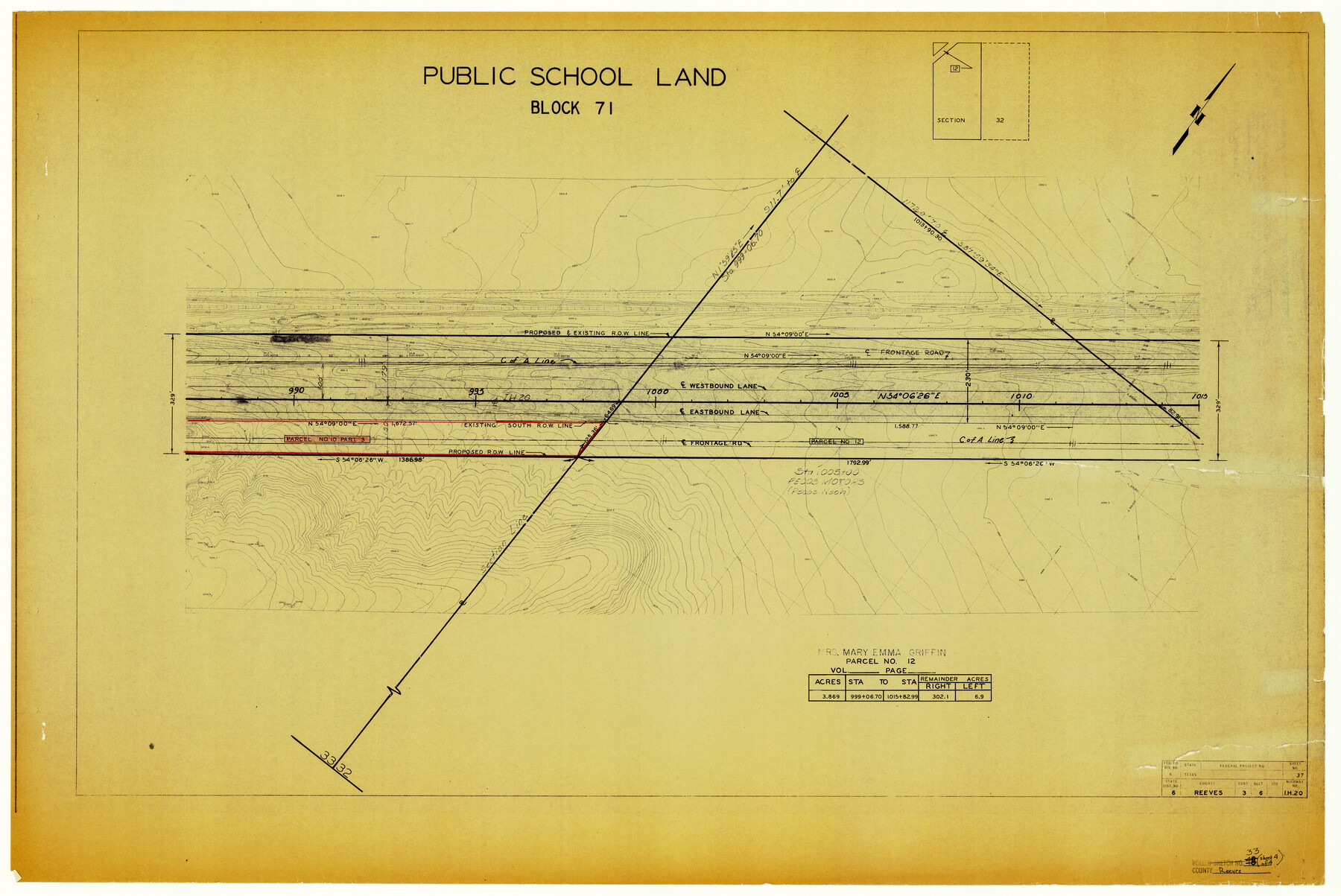 7504, Reeves County Rolled Sketch 33, General Map Collection