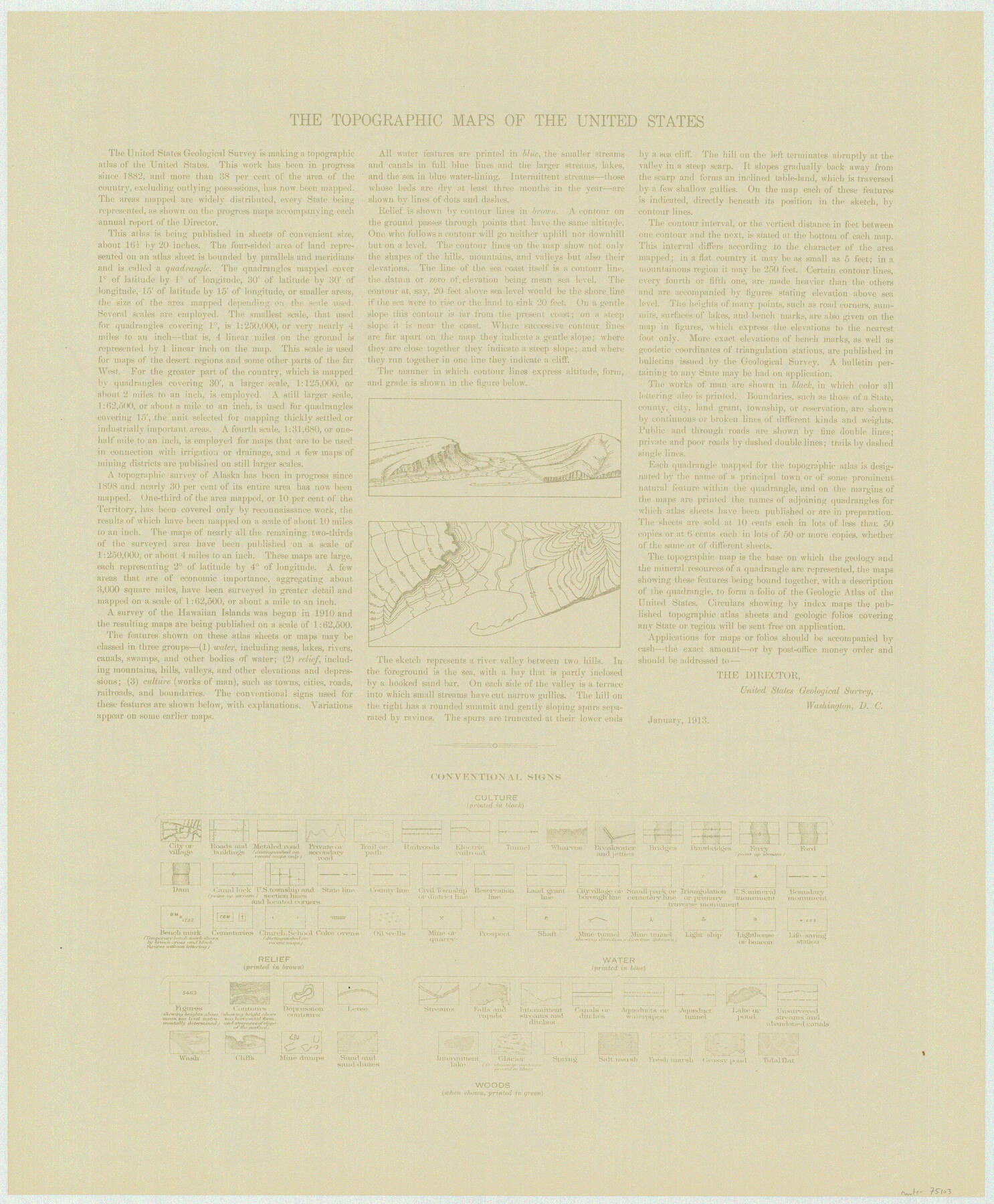 75103, Texas-Indian Territory Gainesville Quadrangle, General Map Collection
