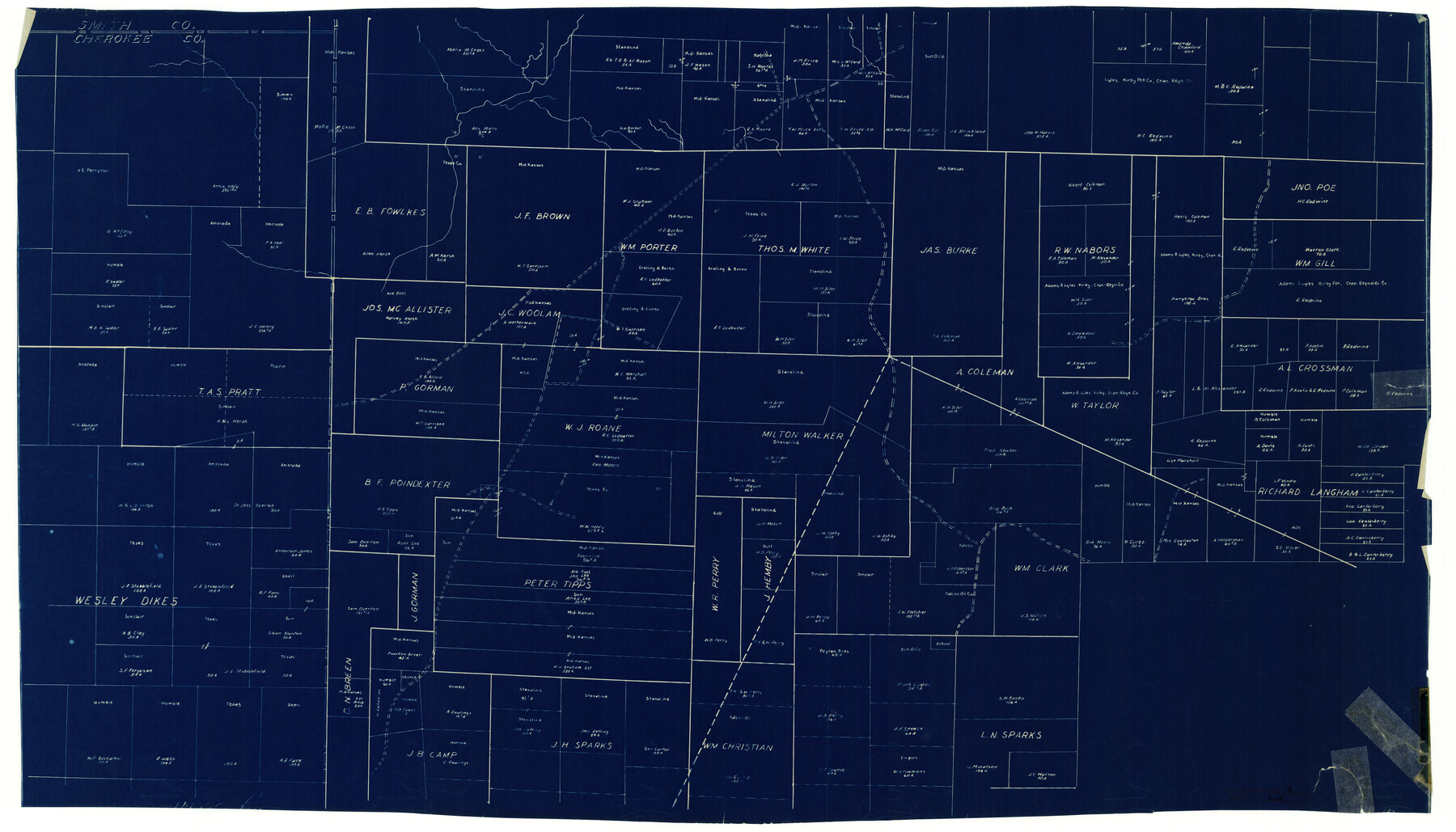 7542, Rusk County Rolled Sketch 3, General Map Collection