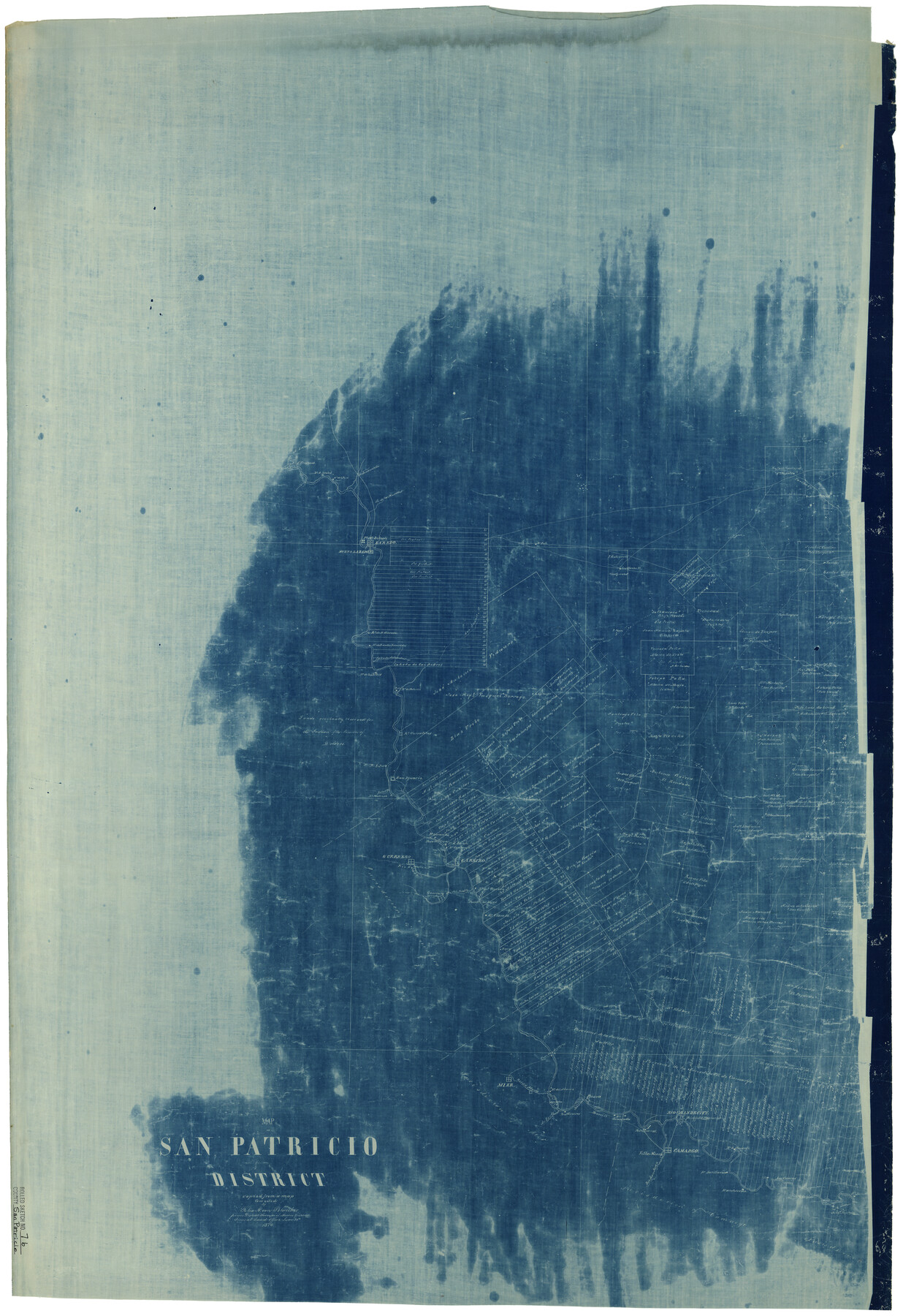 7573, San Patricio County Rolled Sketch 7B, General Map Collection
