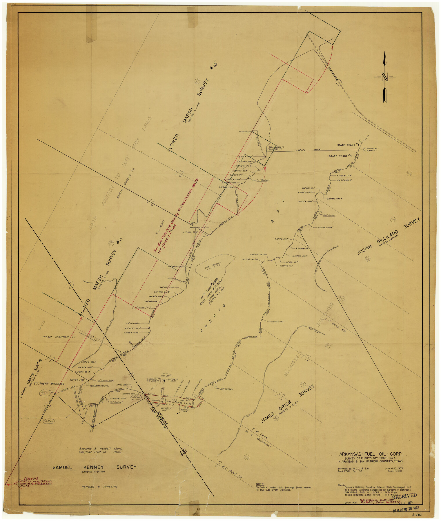 7578, San Patricio County Rolled Sketch 20, General Map Collection