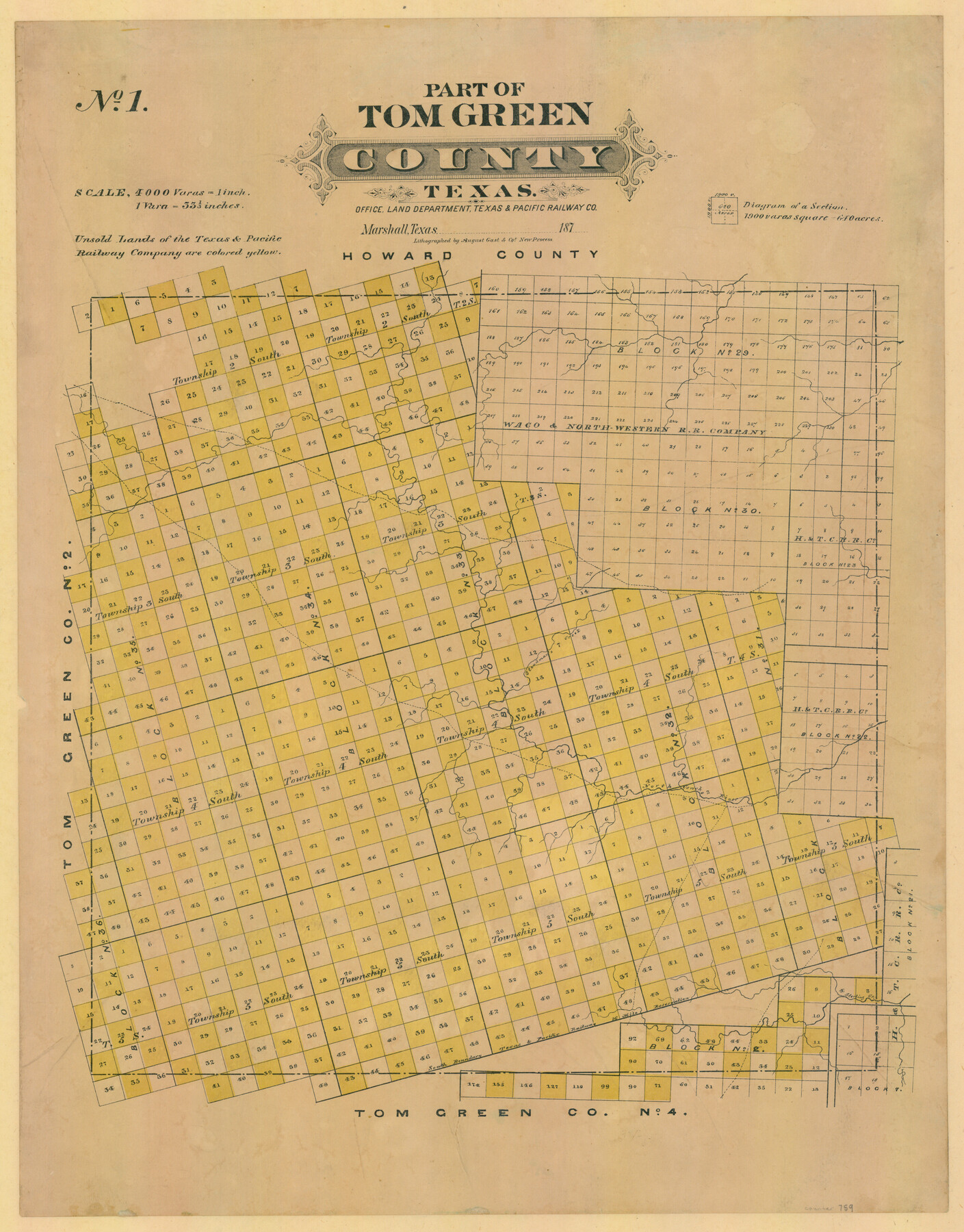 759, Part of Tom Green County, Texas (No. 1), Maddox Collection