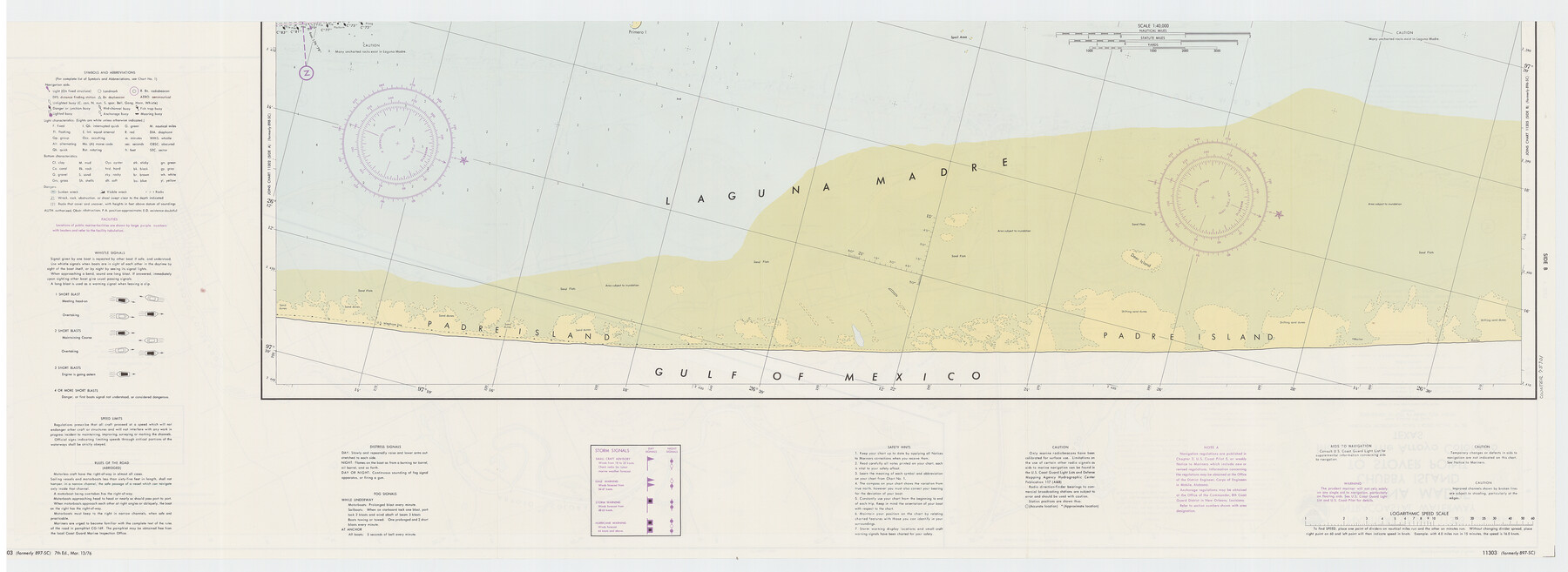 75901, Intracoastal Waterway - Laguna Madre - Chubby Island to Stover Point including the Arroyo Colorado, Texas, General Map Collection