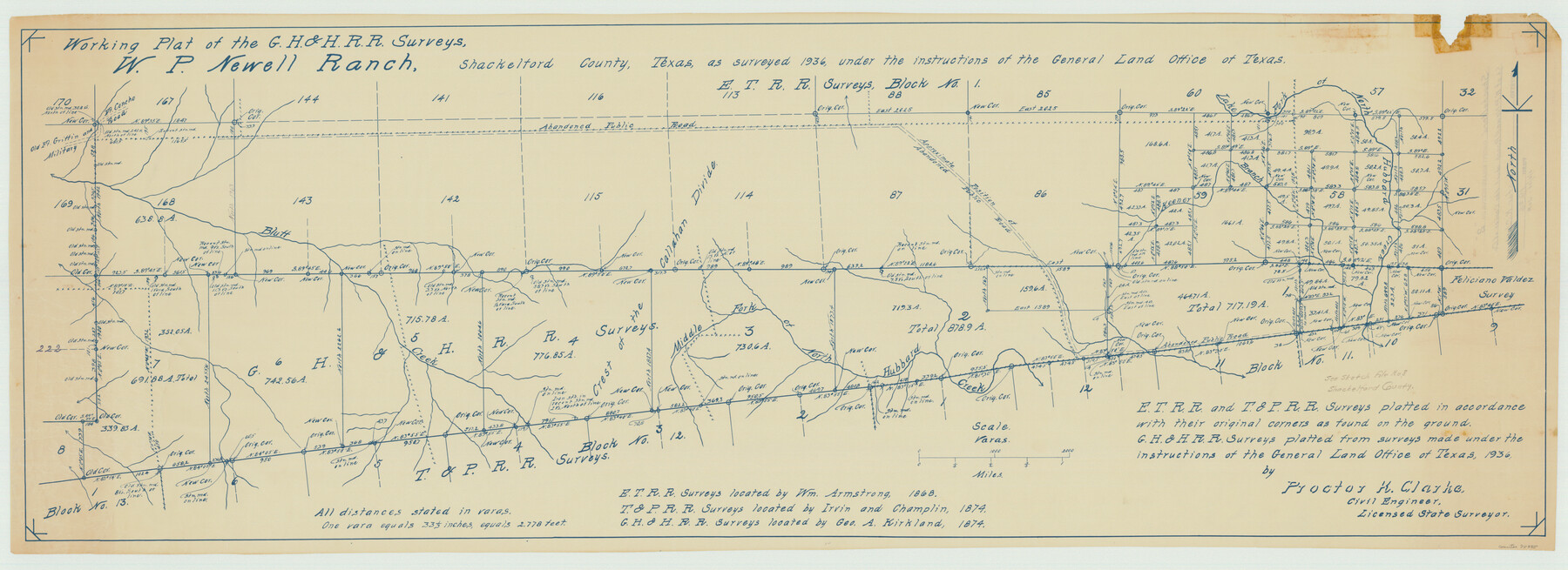 75935, Shackelford County Rolled Sketch 2, General Map Collection